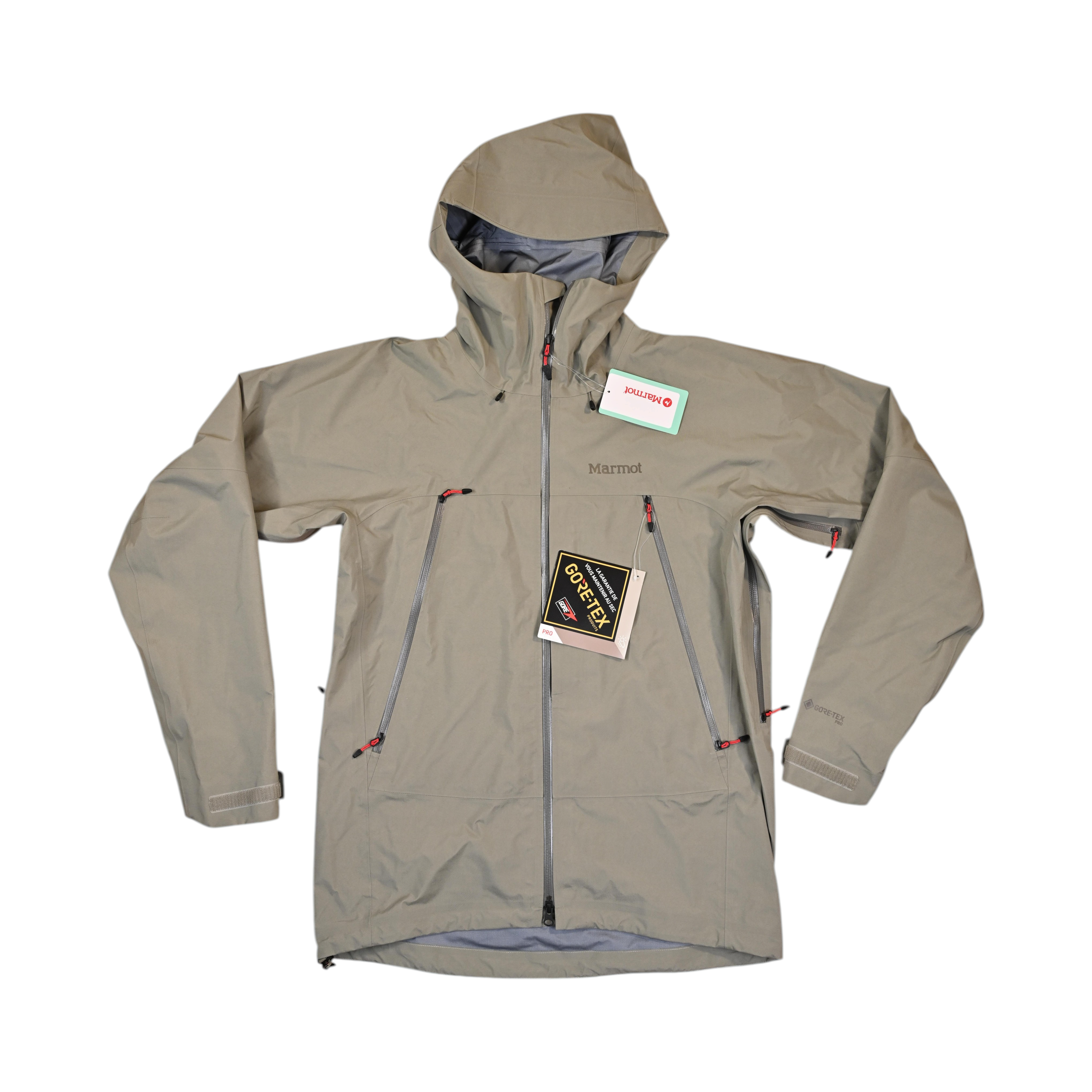 Marmot GORE-TEX スキージャケット Marmot Men's Alpinist GORE-TEX Rain Jacket Grey Size M – Brand