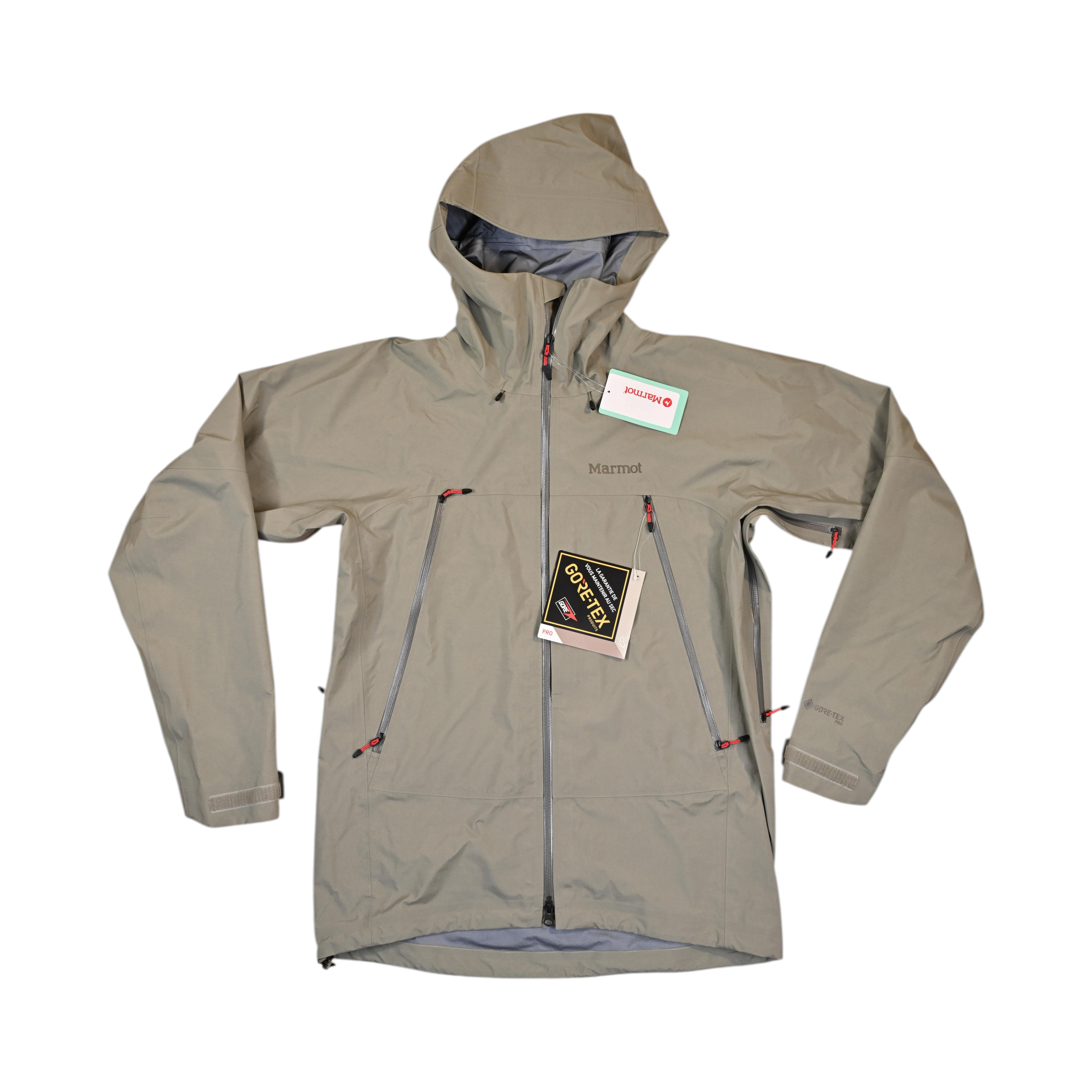 Marmot Men's Alpinist GORE-TEX Rain Jacket Grey