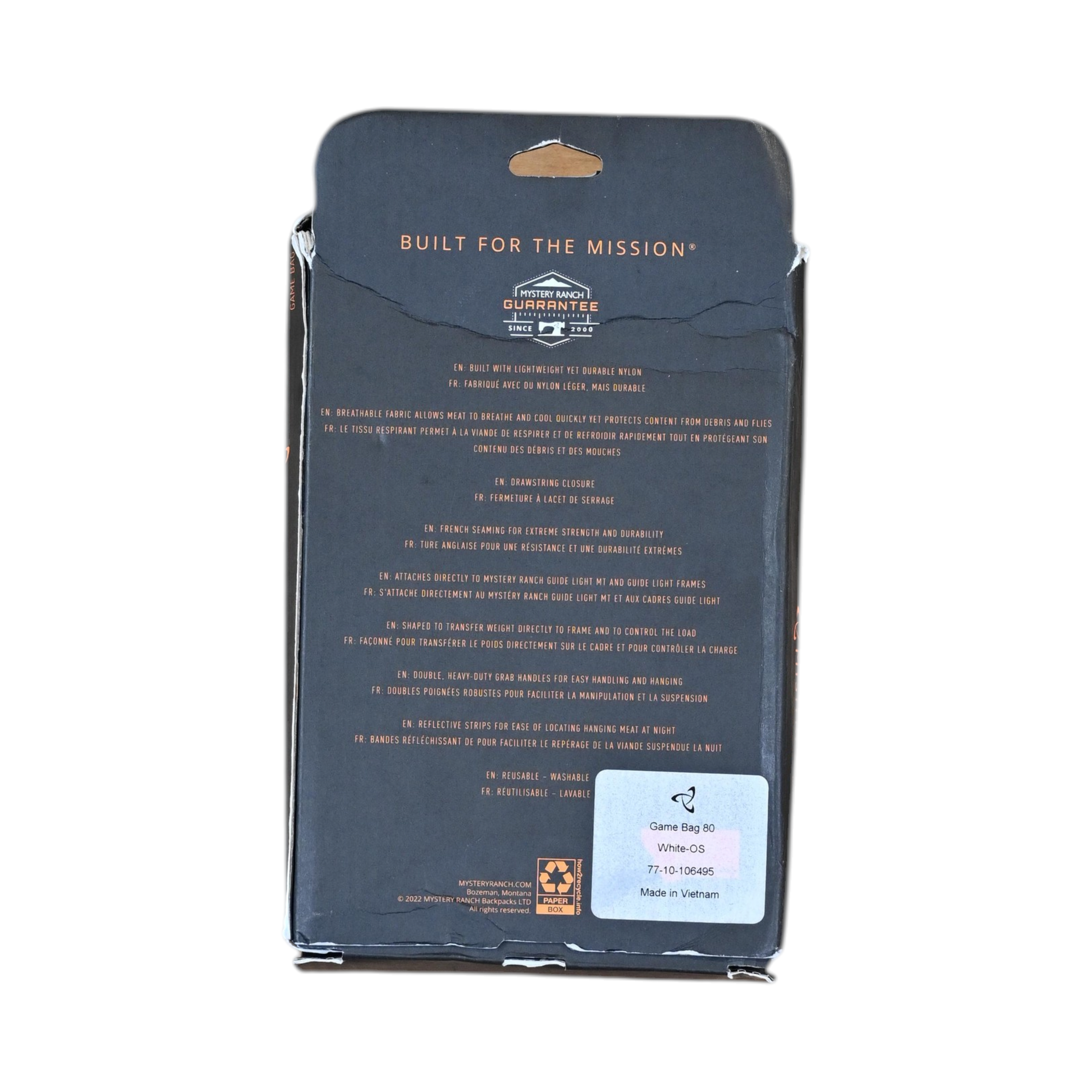 Mystery Ranch Game Bag 80 Pack Accessory
