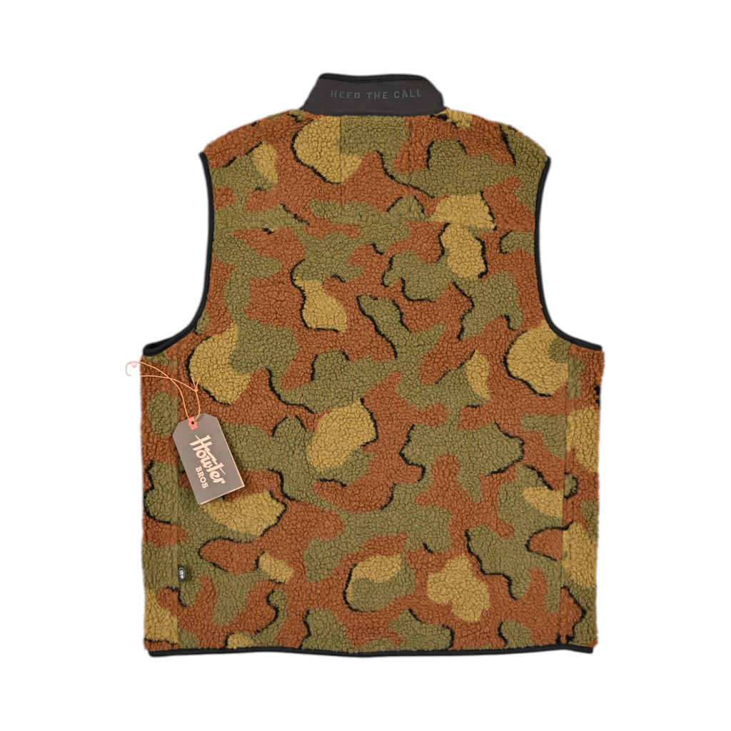 Howler Brothers Men's Chisos Fleece Vest Camouflage