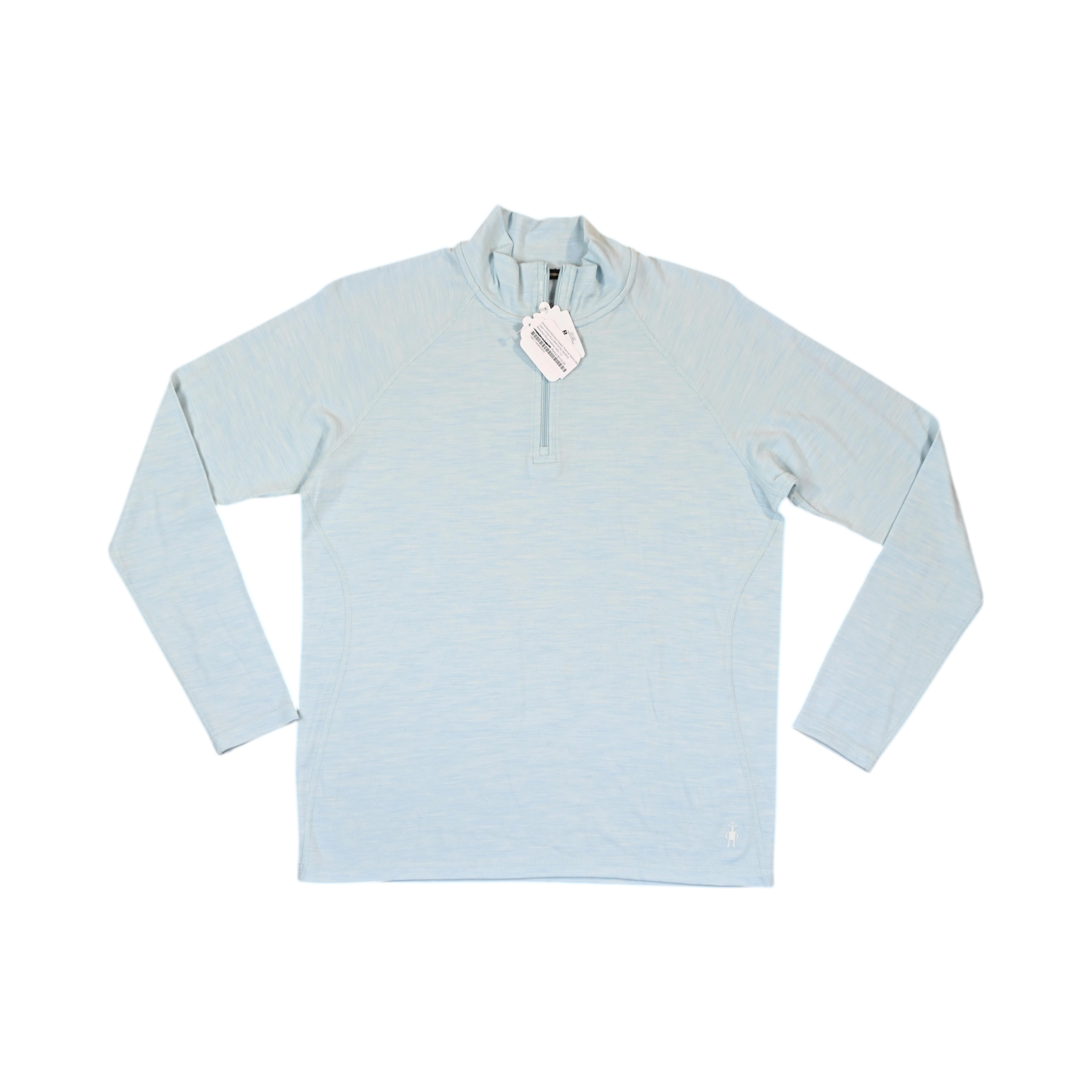 Smartwool Women's Classic Thermal Merino Base Layer 1/4 Zip Plus Blue