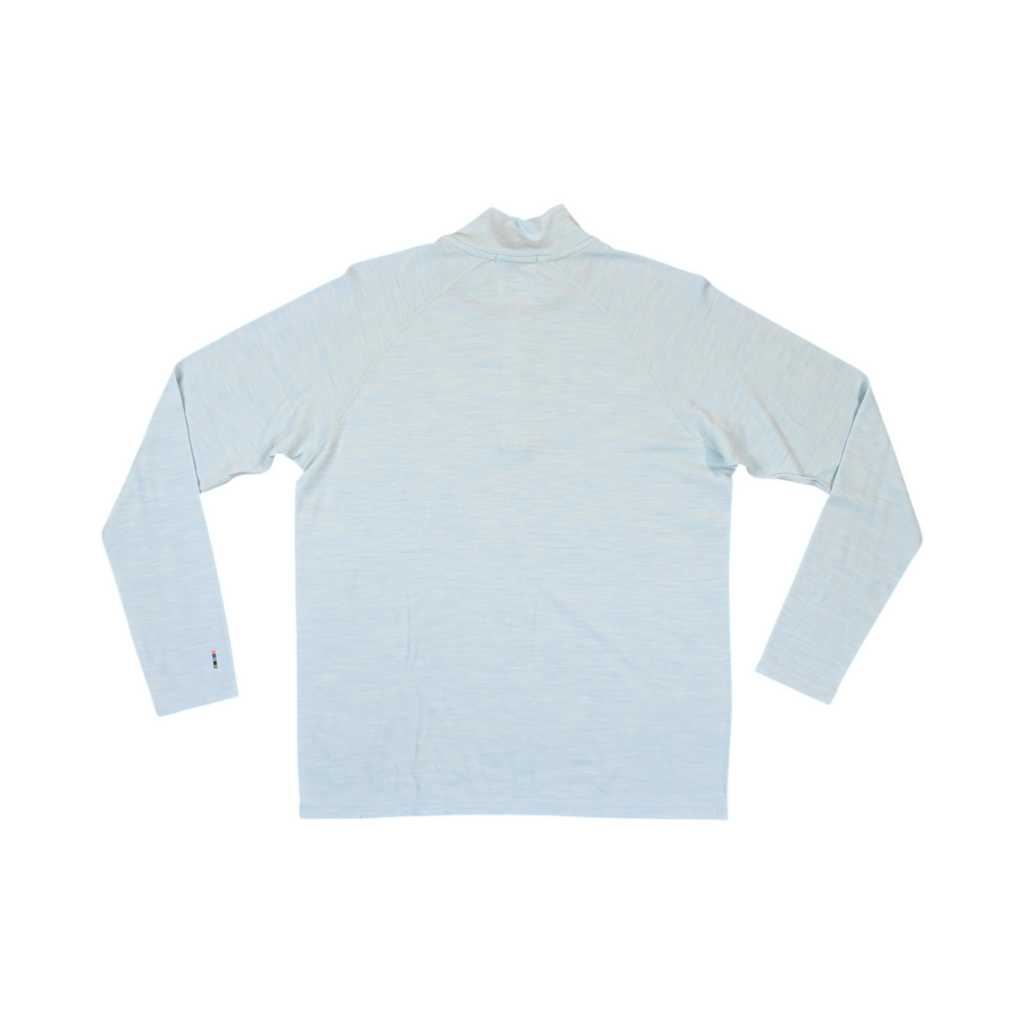 Smartwool Women's Classic Thermal Merino Base Layer 1/4 Zip Plus Blue