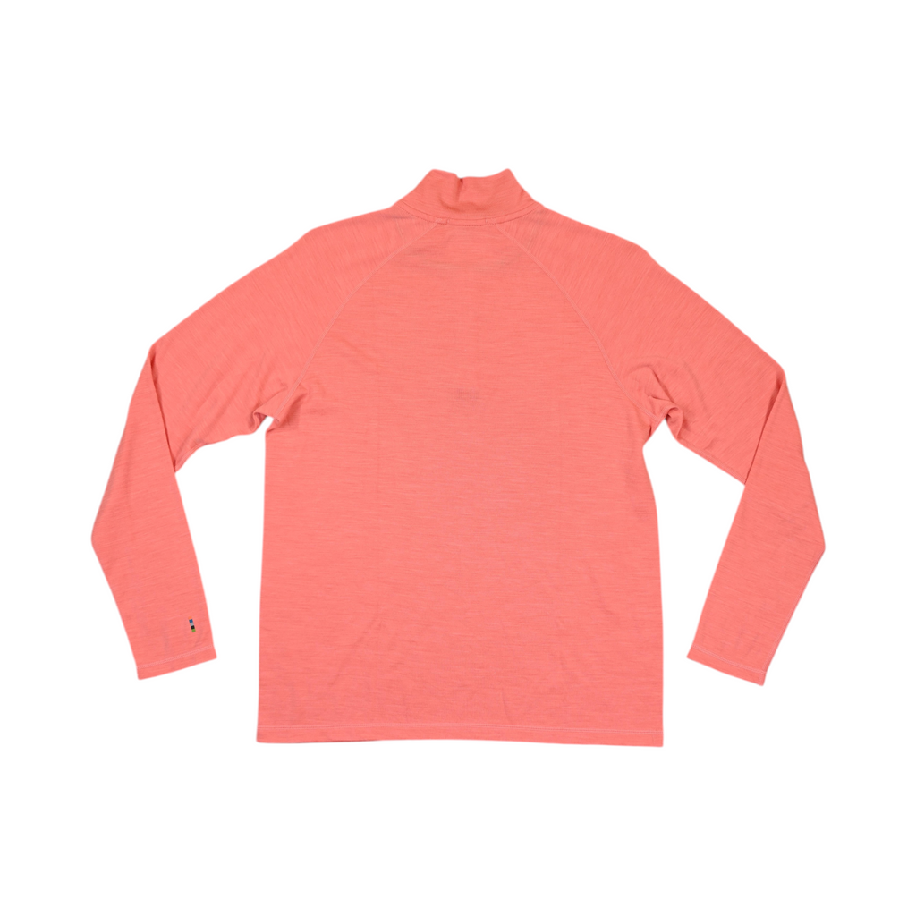 Smartwool Women's Classic Thermal Merino Base Layer 1/4 Zip Plus Pink