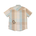 Howler Brothers Men's H Bar B Snap Short Sleeve Button Up Beige