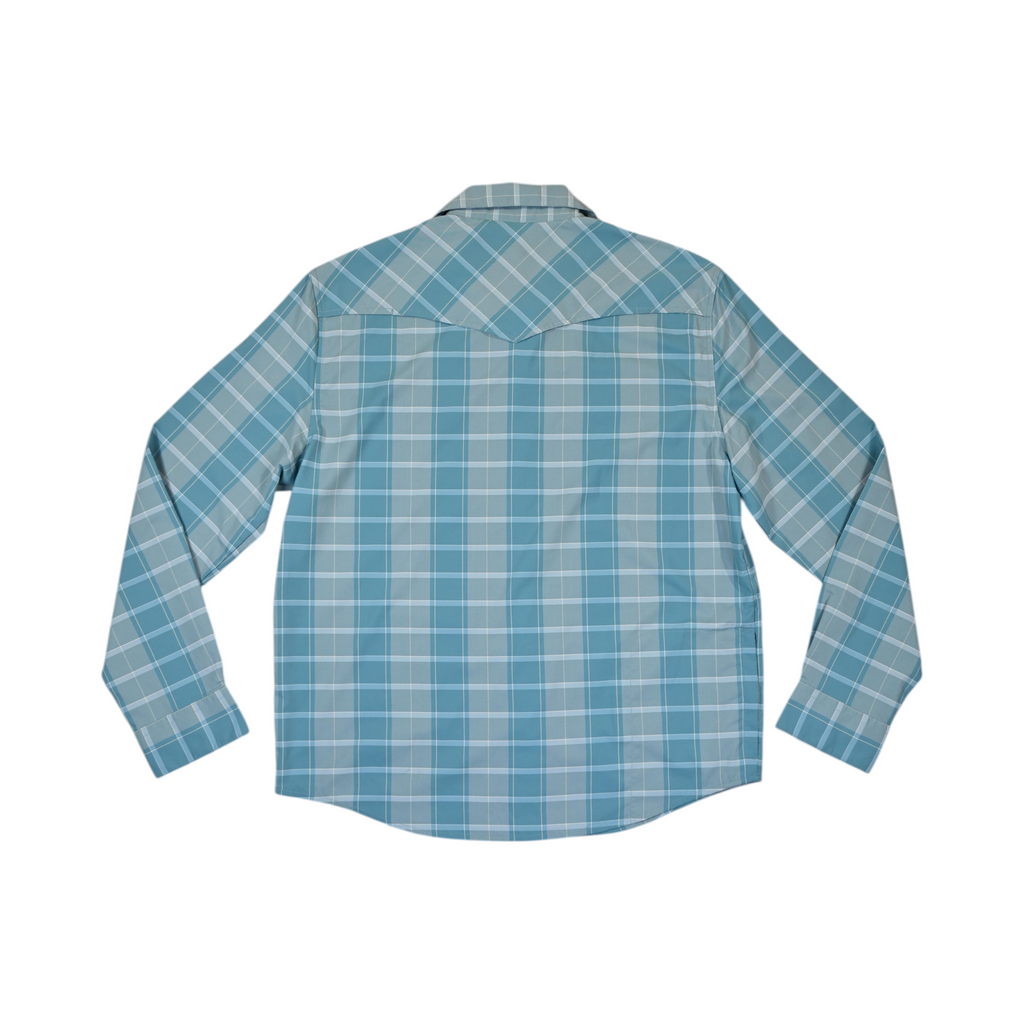 Howler Brothers Men's H Bar B Tech Long Sleeve Button Up Teal