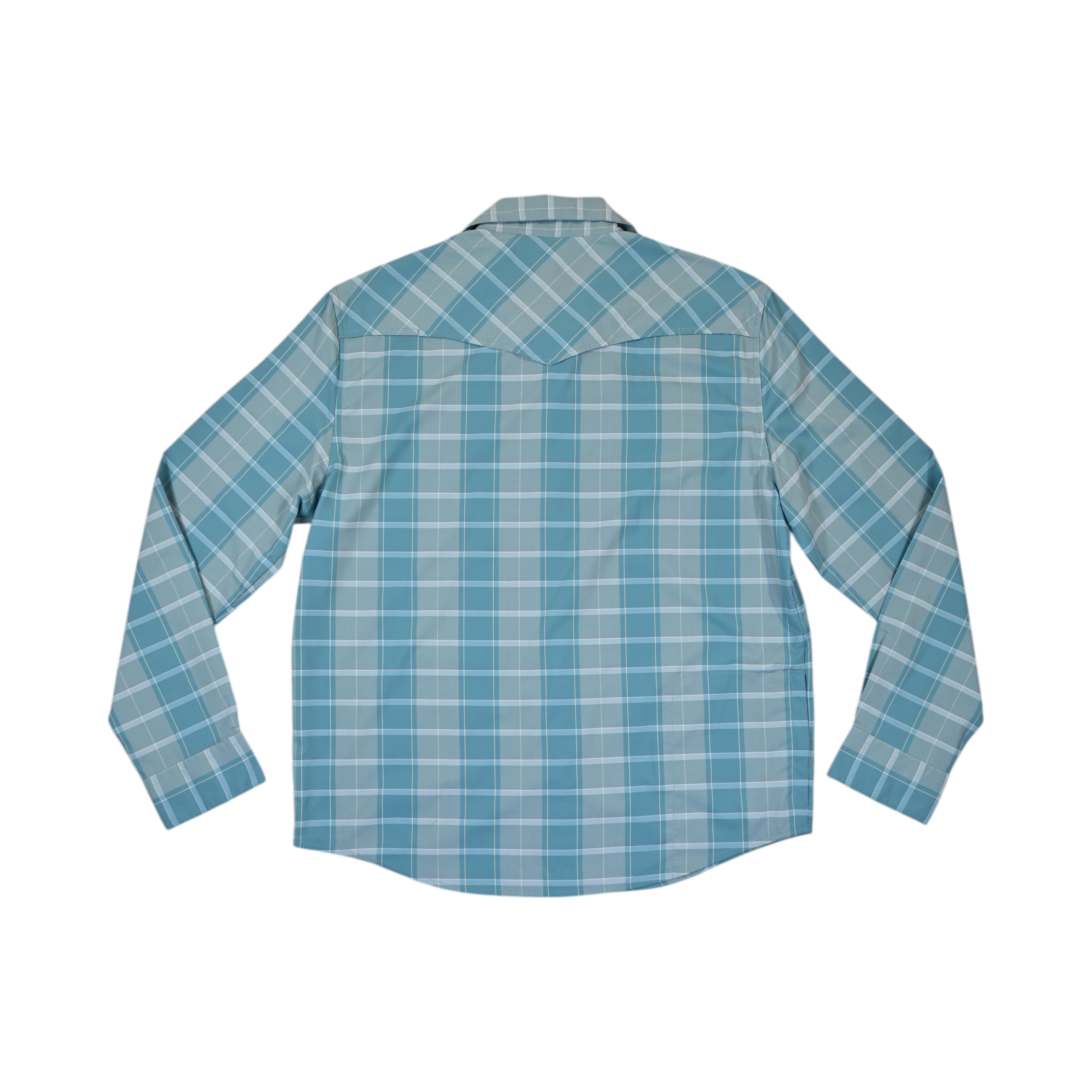 Howler Brothers Men's H Bar B Tech Long Sleeve Button Up Teal