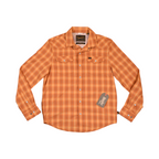 Howler Brothers Men's H Bar B Tech Long Sleeve Button Up Orange