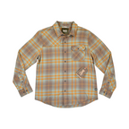 Howler Brothers Men's Harker's Flannel Long Sleeve Button Up Brown