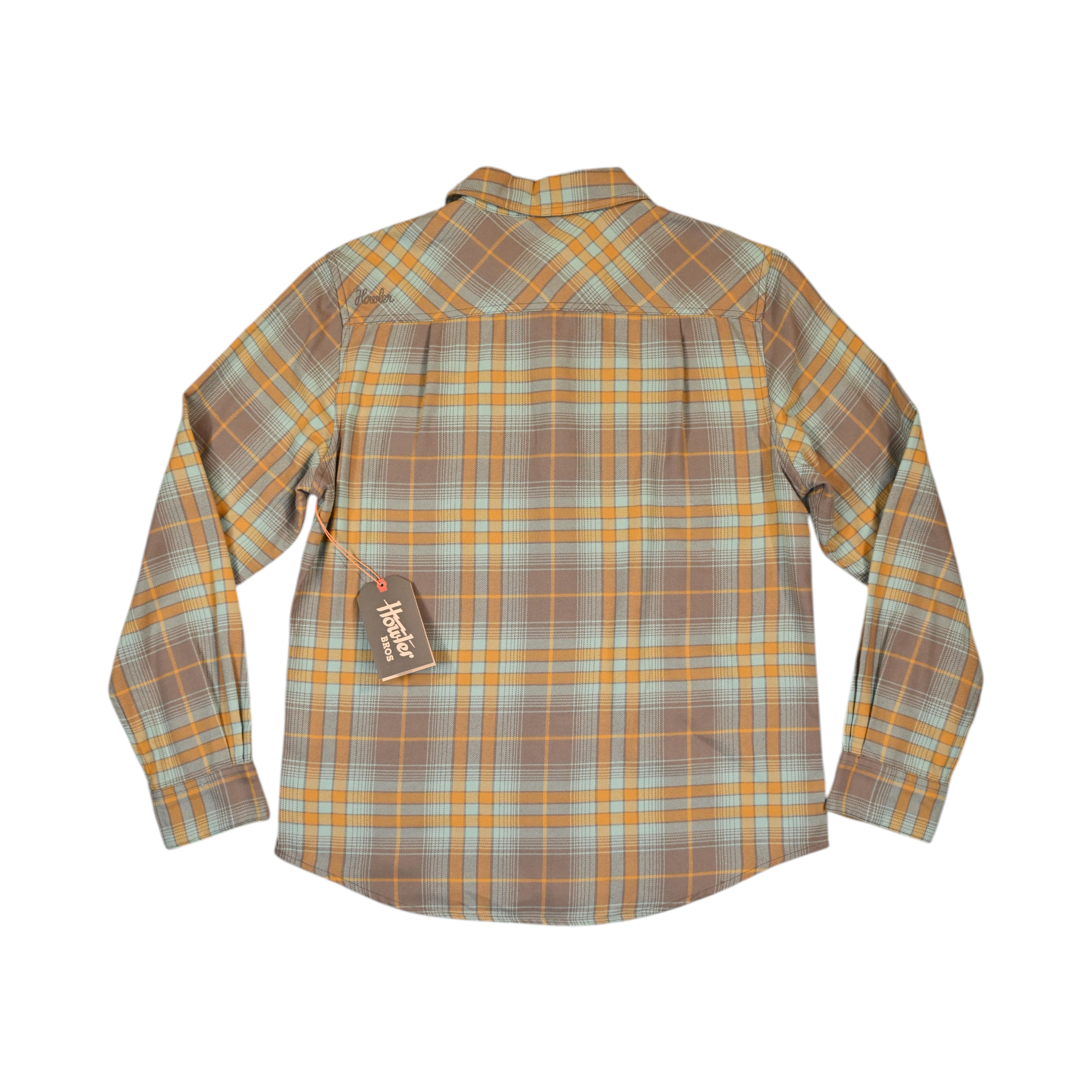 Howler Brothers Men's Harker's Flannel Long Sleeve Button Up Brown