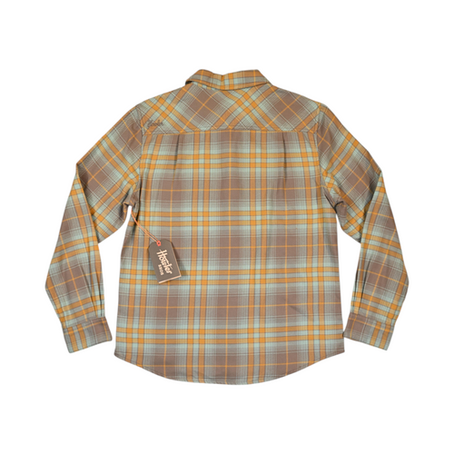Howler Brothers Men's Harker's Flannel Long Sleeve Button Up Brown