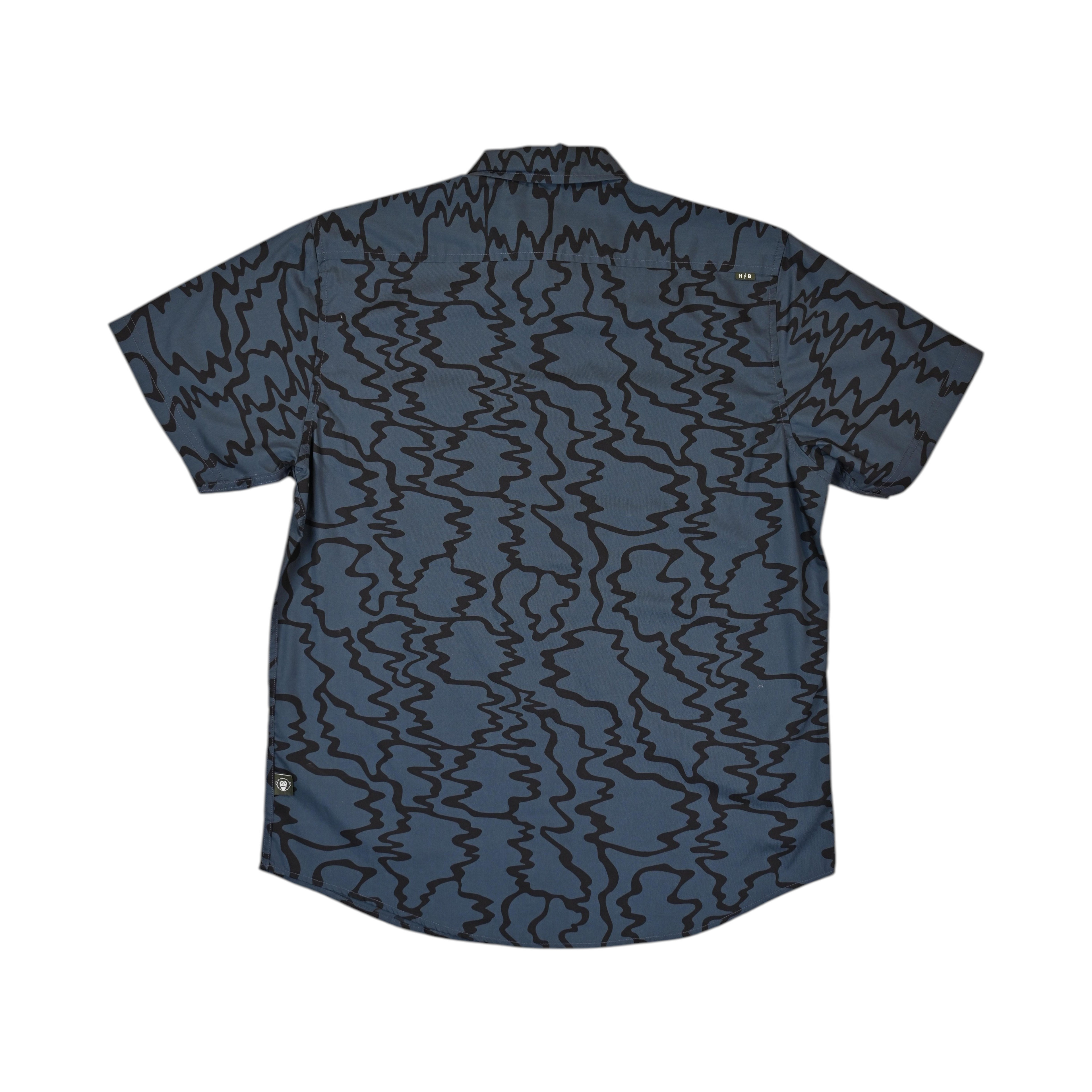 Howler Brothers Men's Mansfield Short Sleeve Button Up Navy