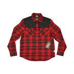 Howler Brothers Men's Quintana Quilted Flannel Button Up Red