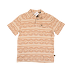 Howler Brothers Men's Ranchero Jacquard Polo Shirt Beige