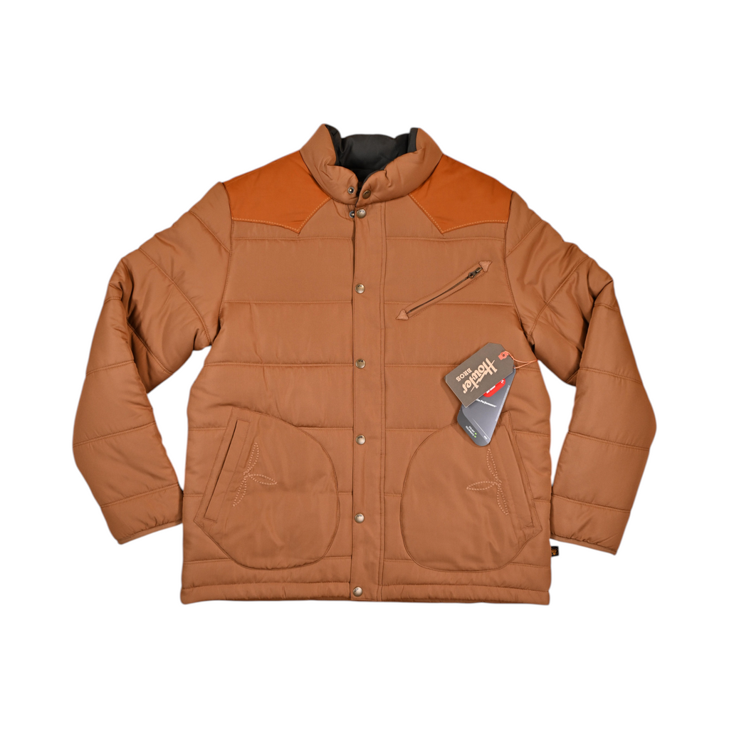 Howler Brothers Men's Rounder Quilted Insulated Jacket Brown