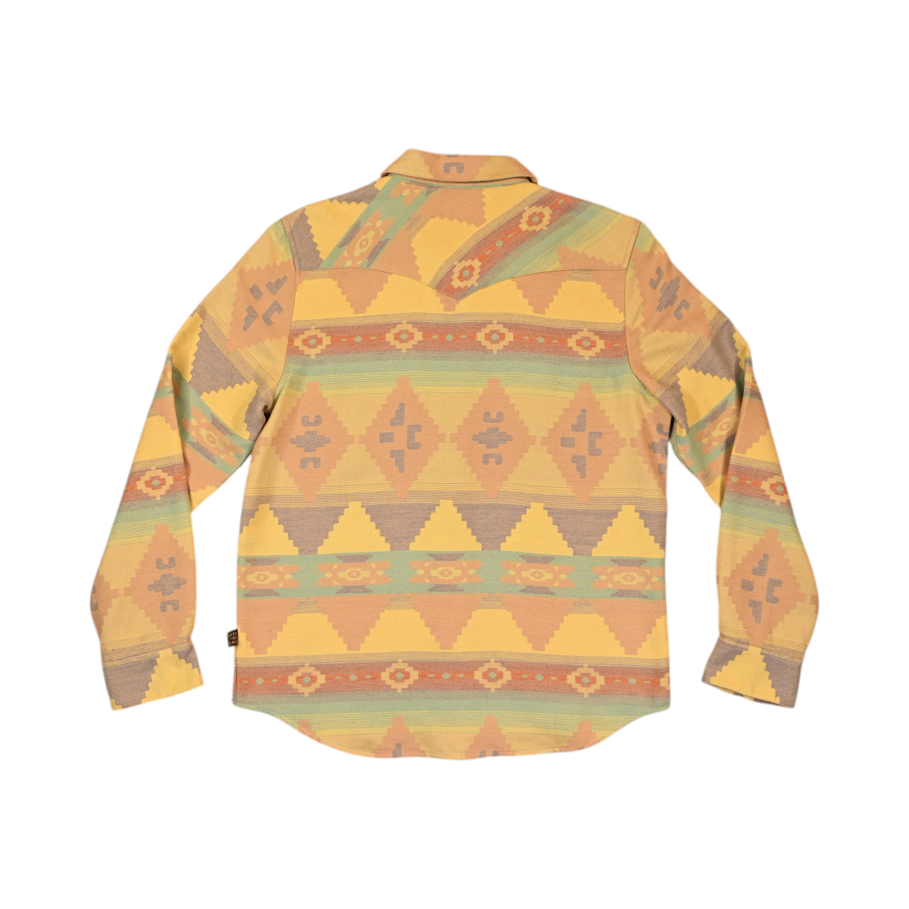 Howler Brothers Men's Sheridan Long Sleeve Button Up Yellow