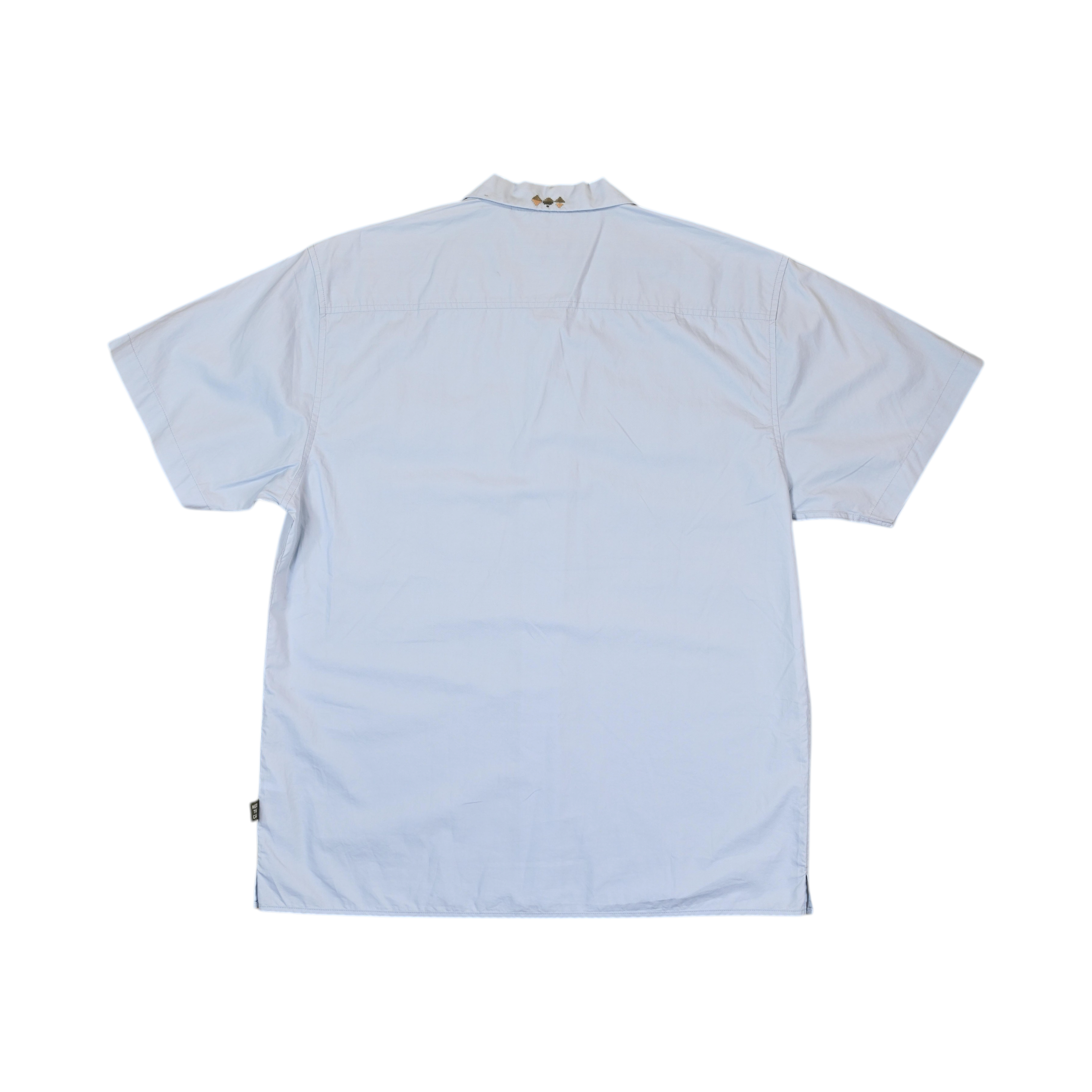 Howler Brothers Men's Shores Club Short Sleeve Button Up Blue