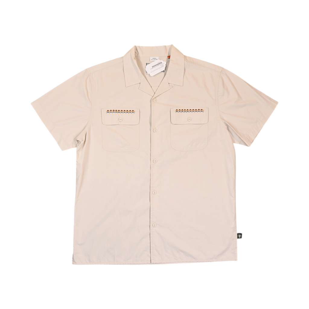 Howler Brothers Men's Shores Club Short Sleeve Button Up White
