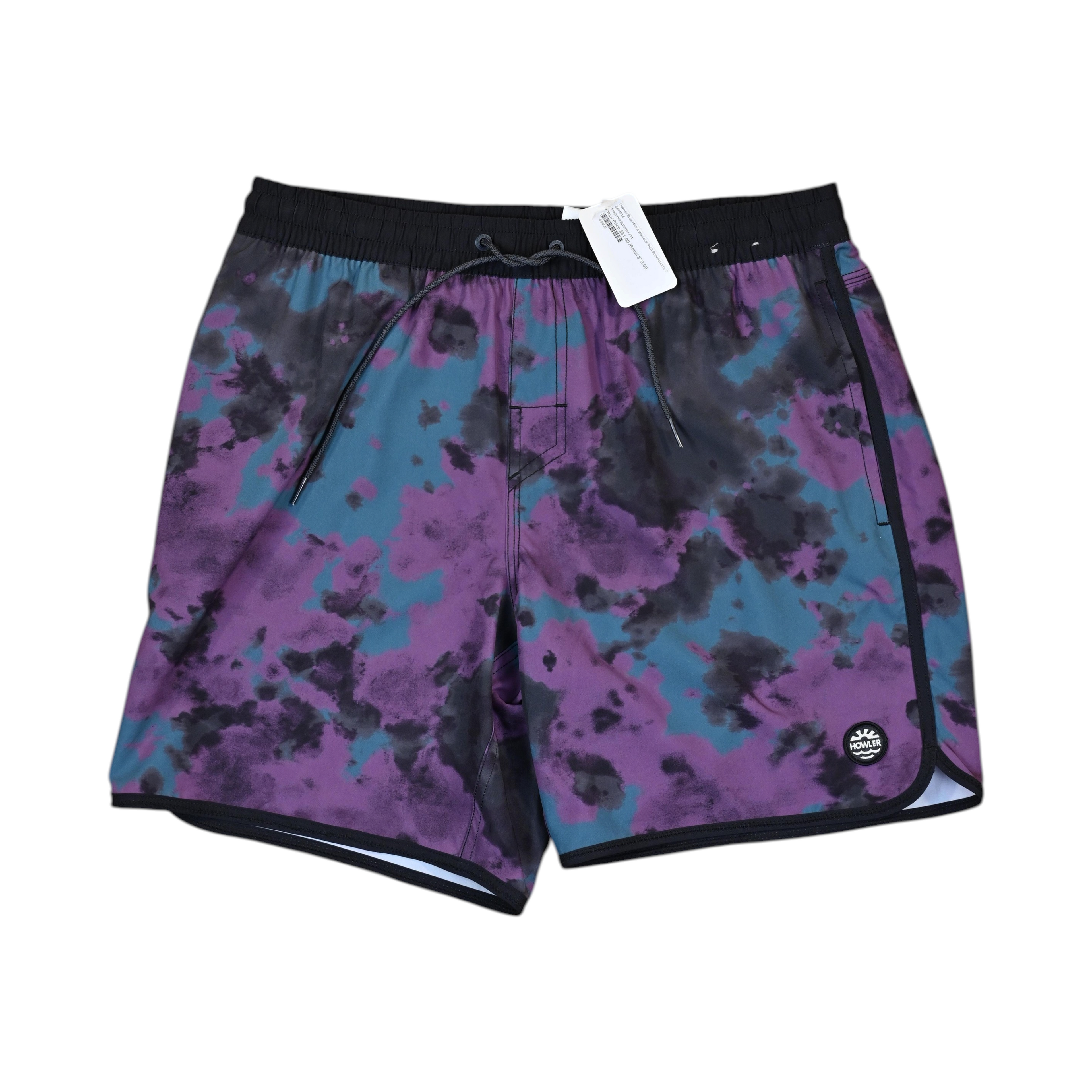 Howler Brothers Men's Warlock Tech Boardshorts 7" Purple