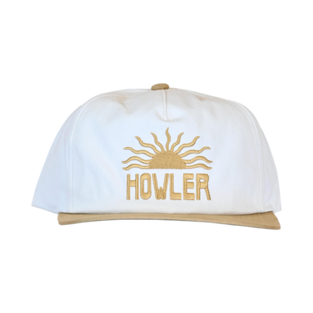Howler Brothers Unstructured Snap Back Hat Beige