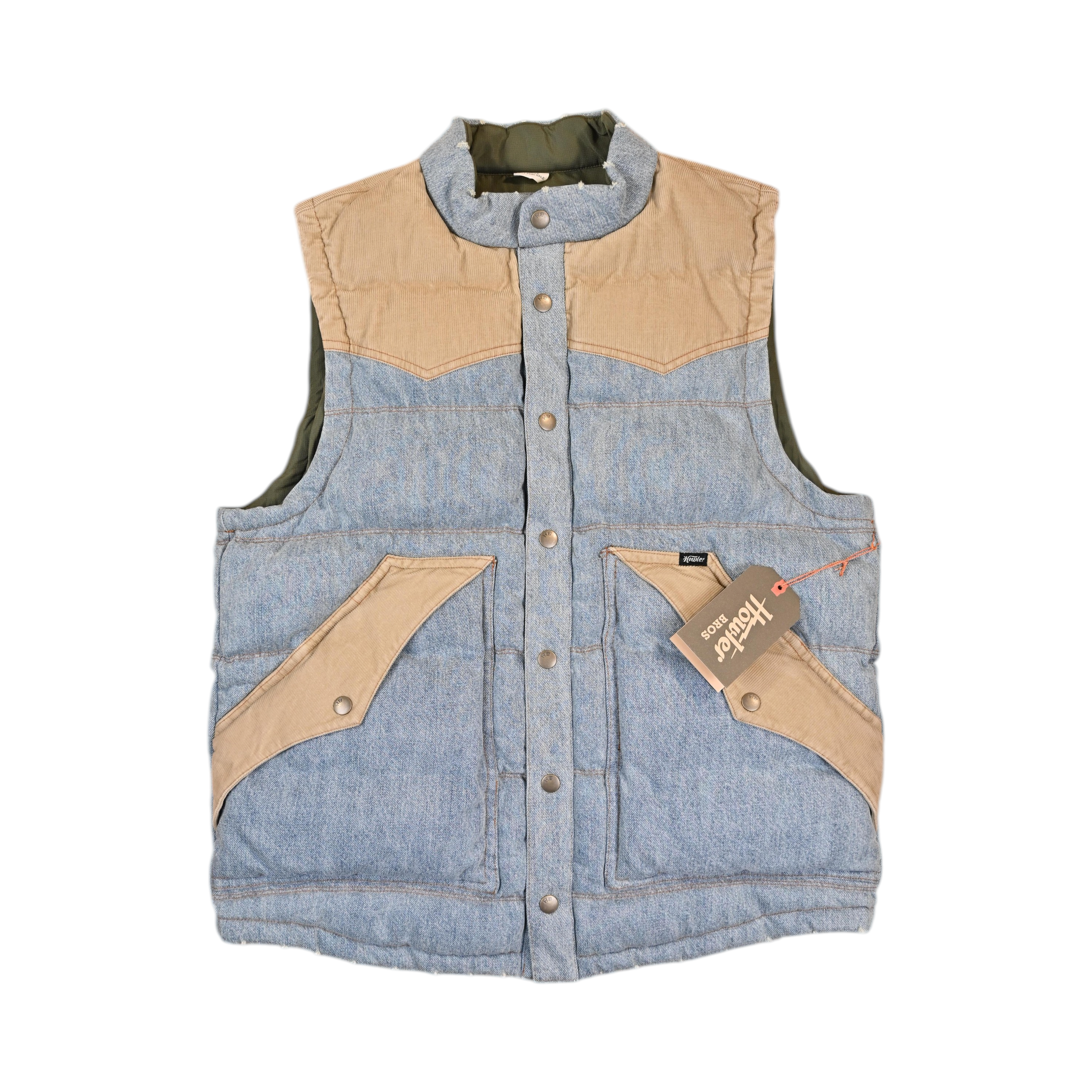 Howler Brothers Rounder Denim Vest Blue