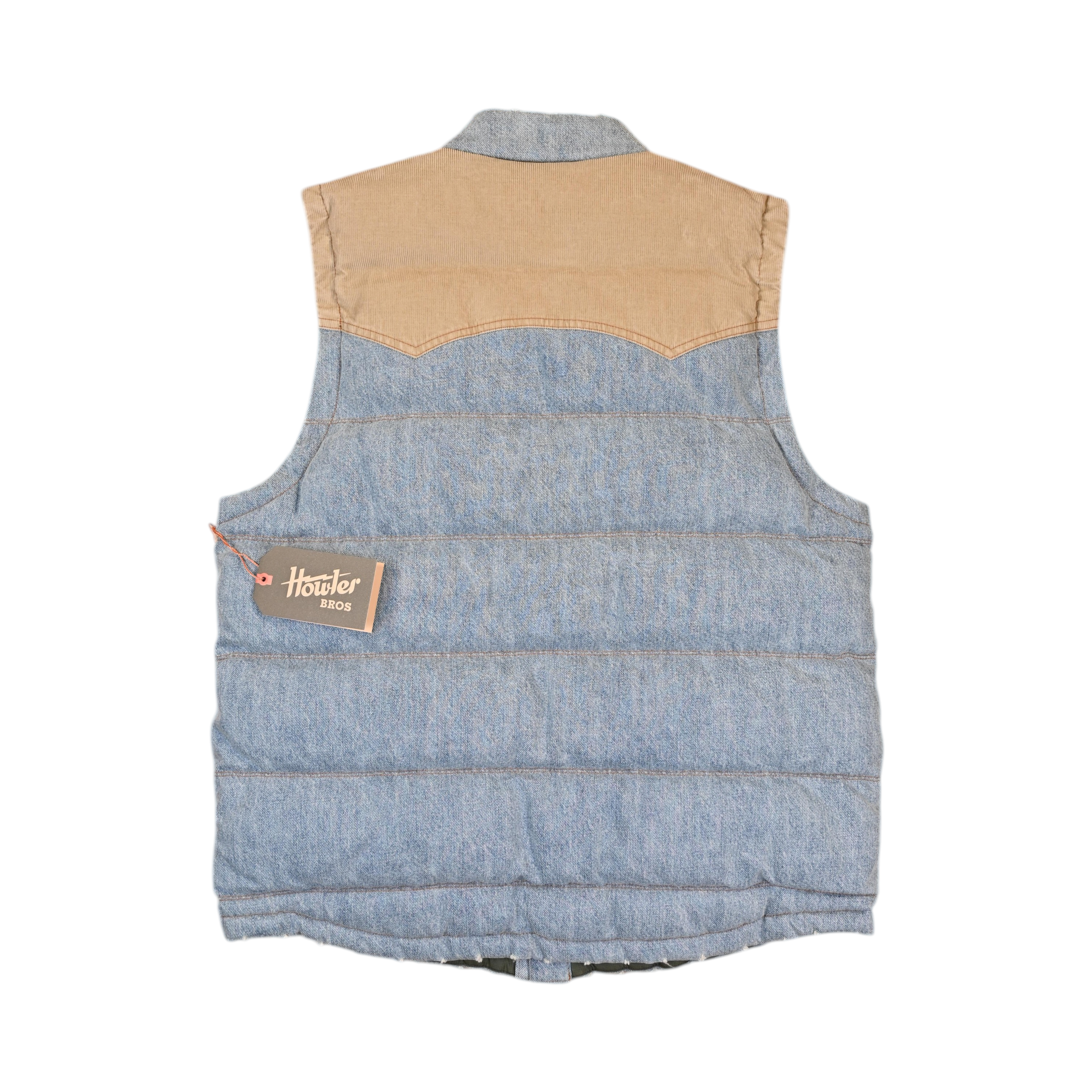 Howler Brothers Rounder Denim Vest Blue