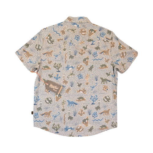 Howler Brothers Men's H Bar B Snap Short Sleeve Button Up White