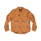Howler Brothers Men's Sheridan Long Sleeve Button Up Orange