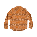Howler Brothers Men's Sheridan Long Sleeve Button Up Orange