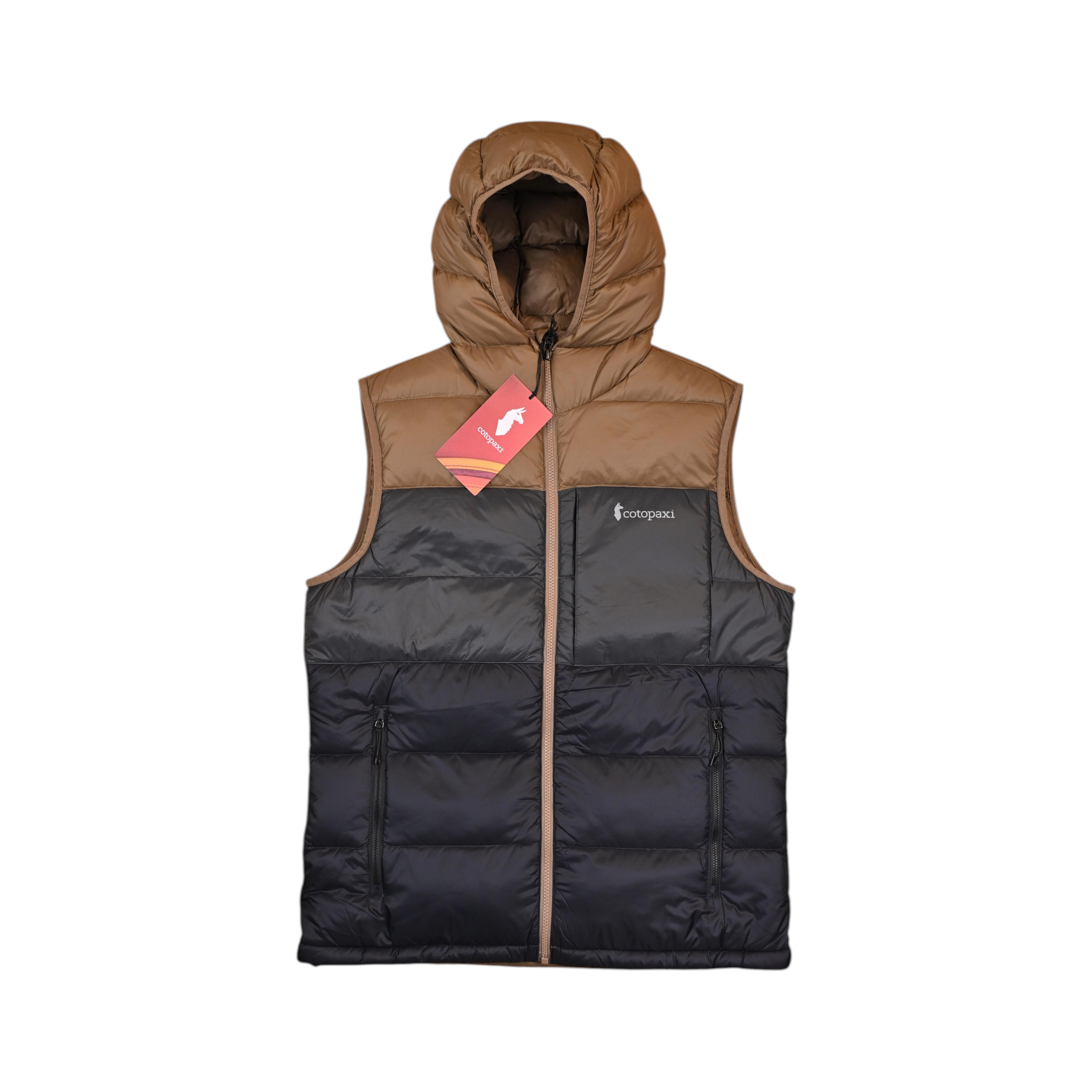 cotopaxi メンズ ダウンベスト Mサイズ Cotopaxi Men's Fuego Max Down Hooded Vest | Black | Size M | FERAL