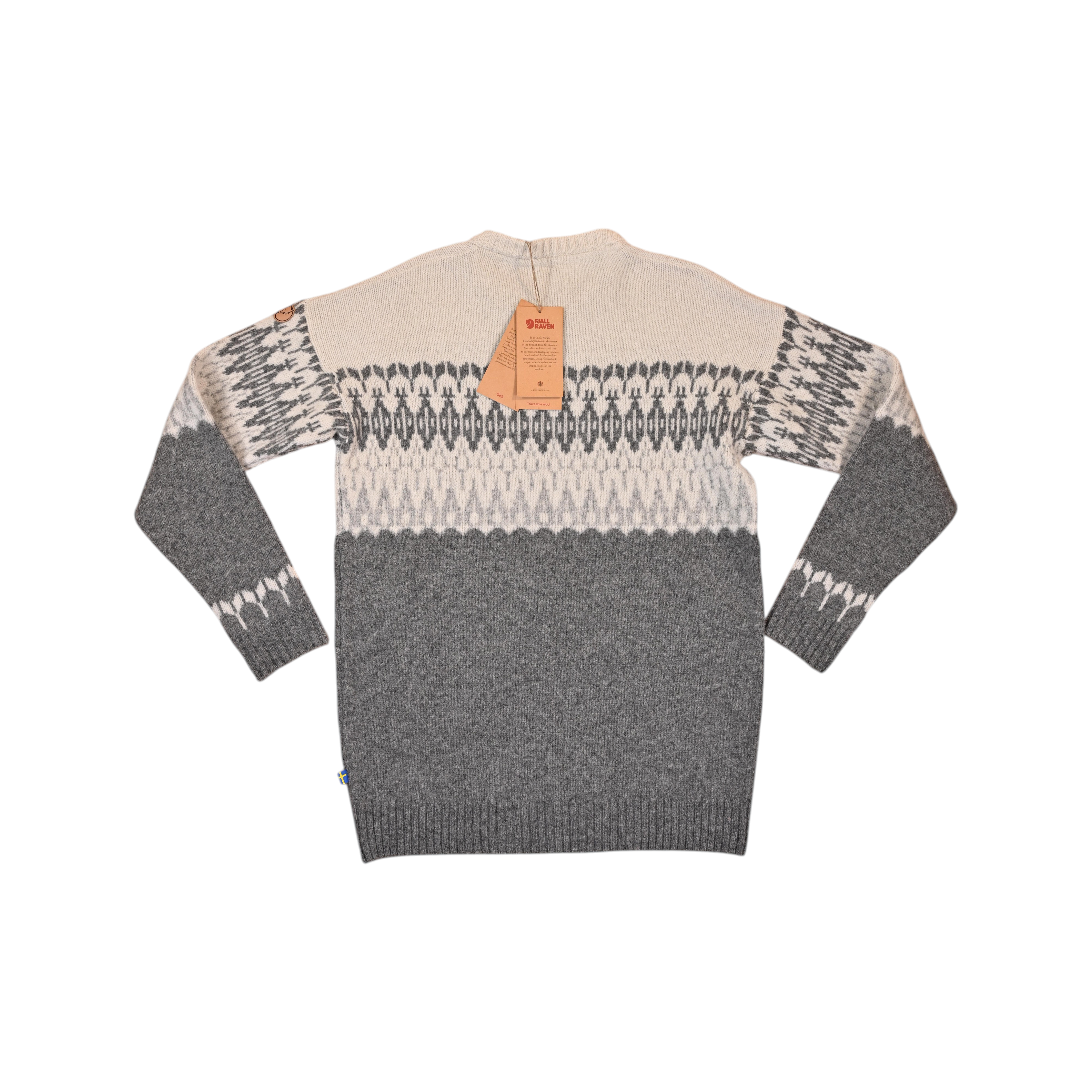 Fjallraven Women's Vik Path Knit Sweater | Grey | Size S | FERAL