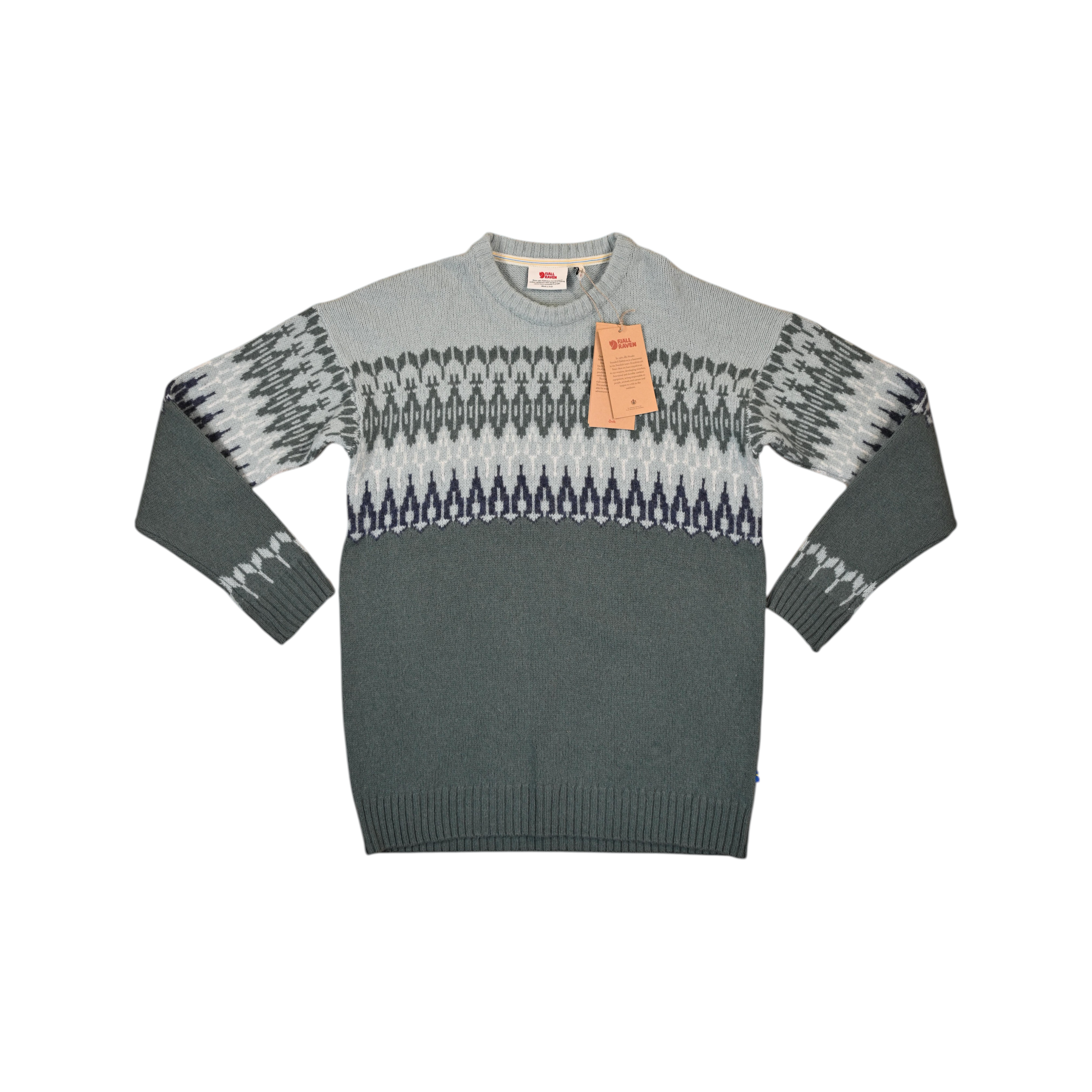 Fjallraven Women's Vik Path Knit Sweater | Green | Size S | FERAL