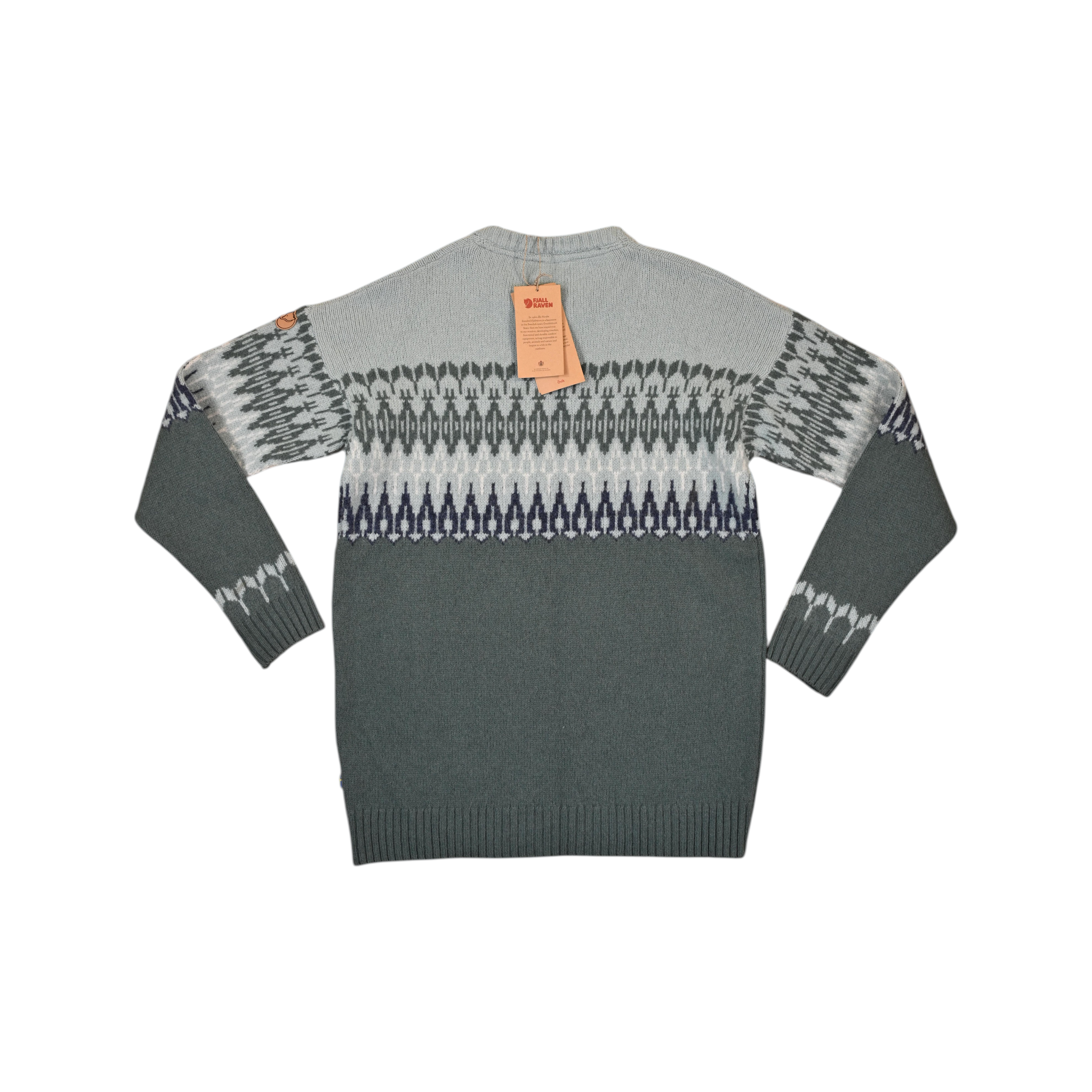 Fjallraven Women's Vik Path Knit Sweater | Green | Size S | FERAL