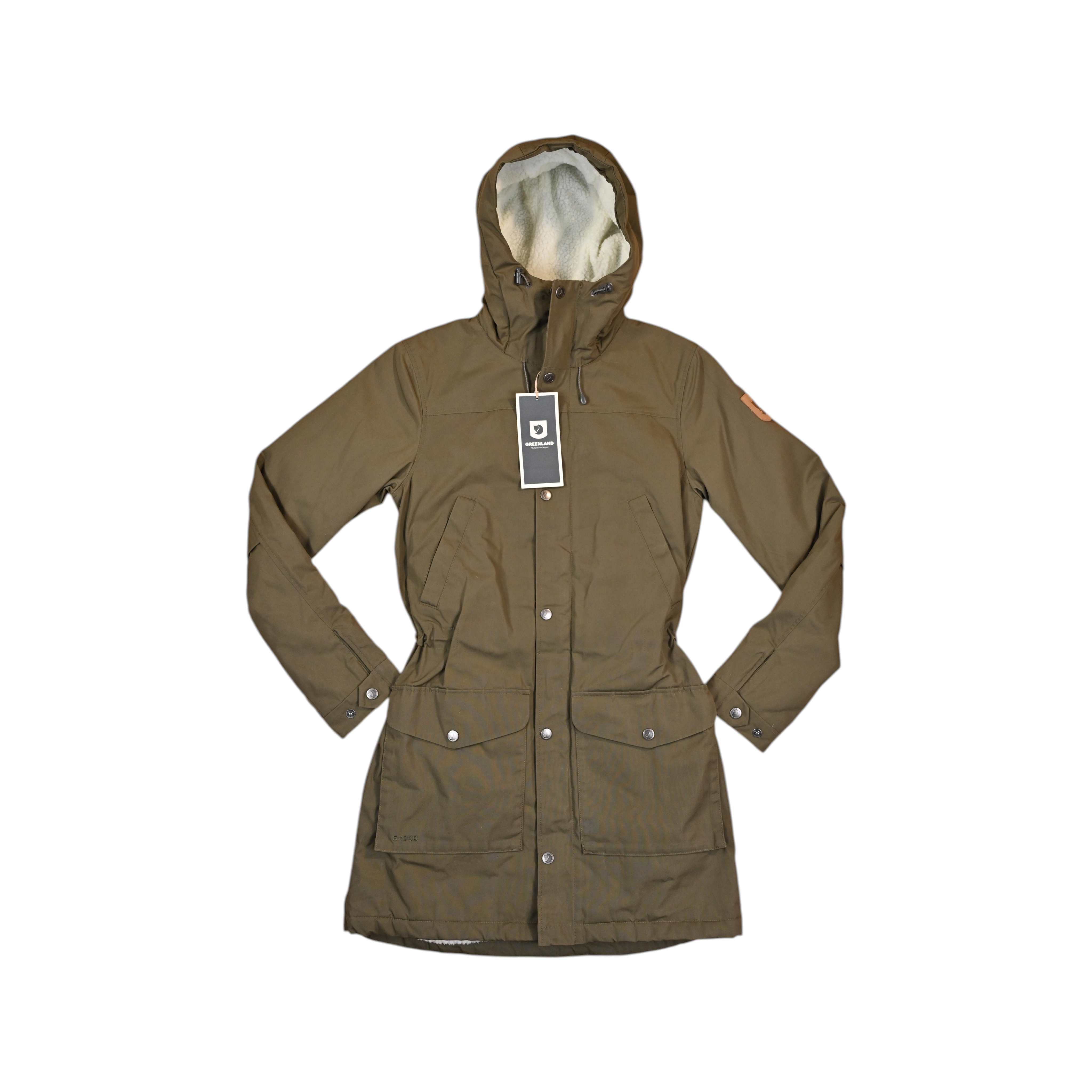 Fjallraven Women's Greenland Winter Parka | Green | Size XXS | FERAL