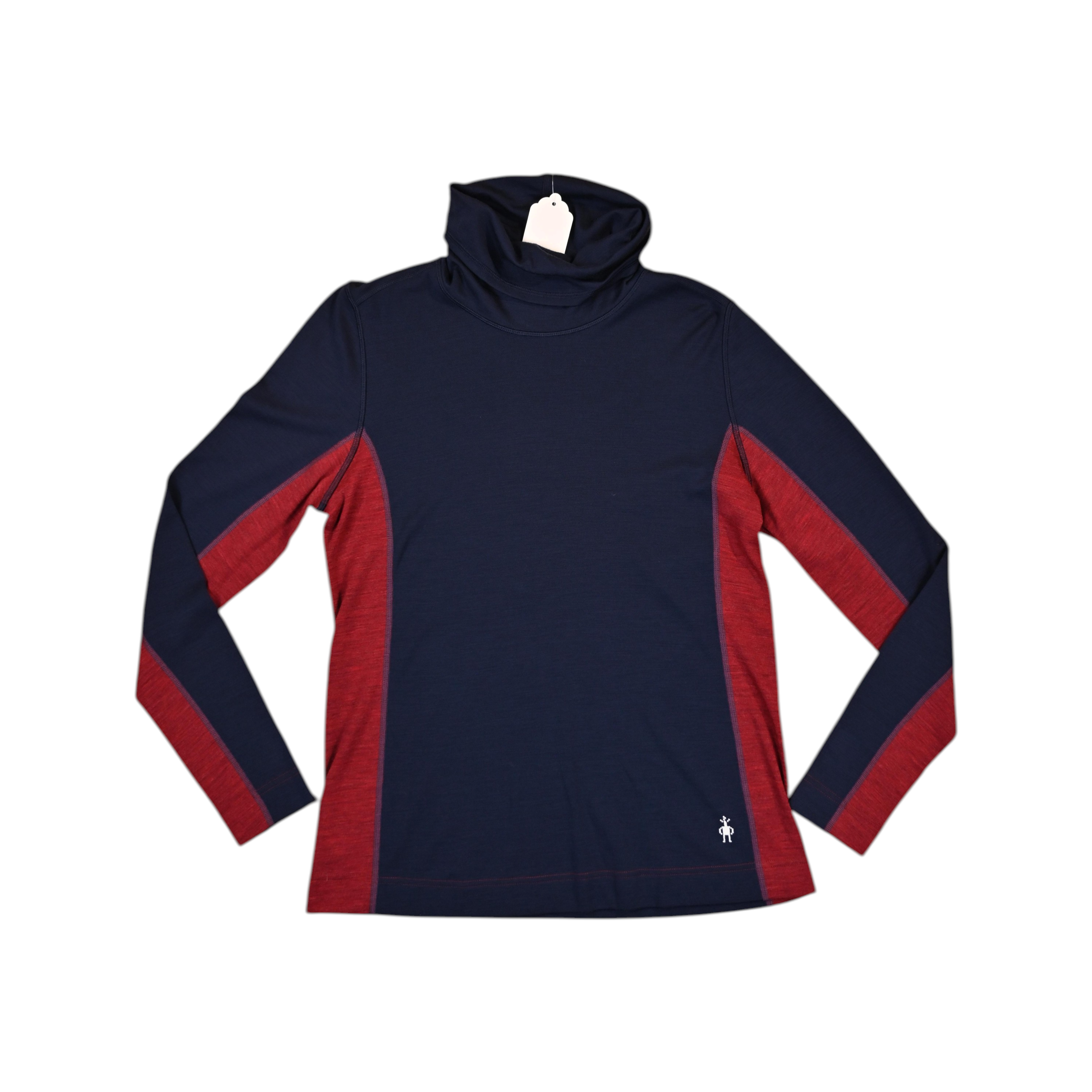 暖8136 Smartwool Women's Classic Thermal Merino Mock Neck | Navy | Size M