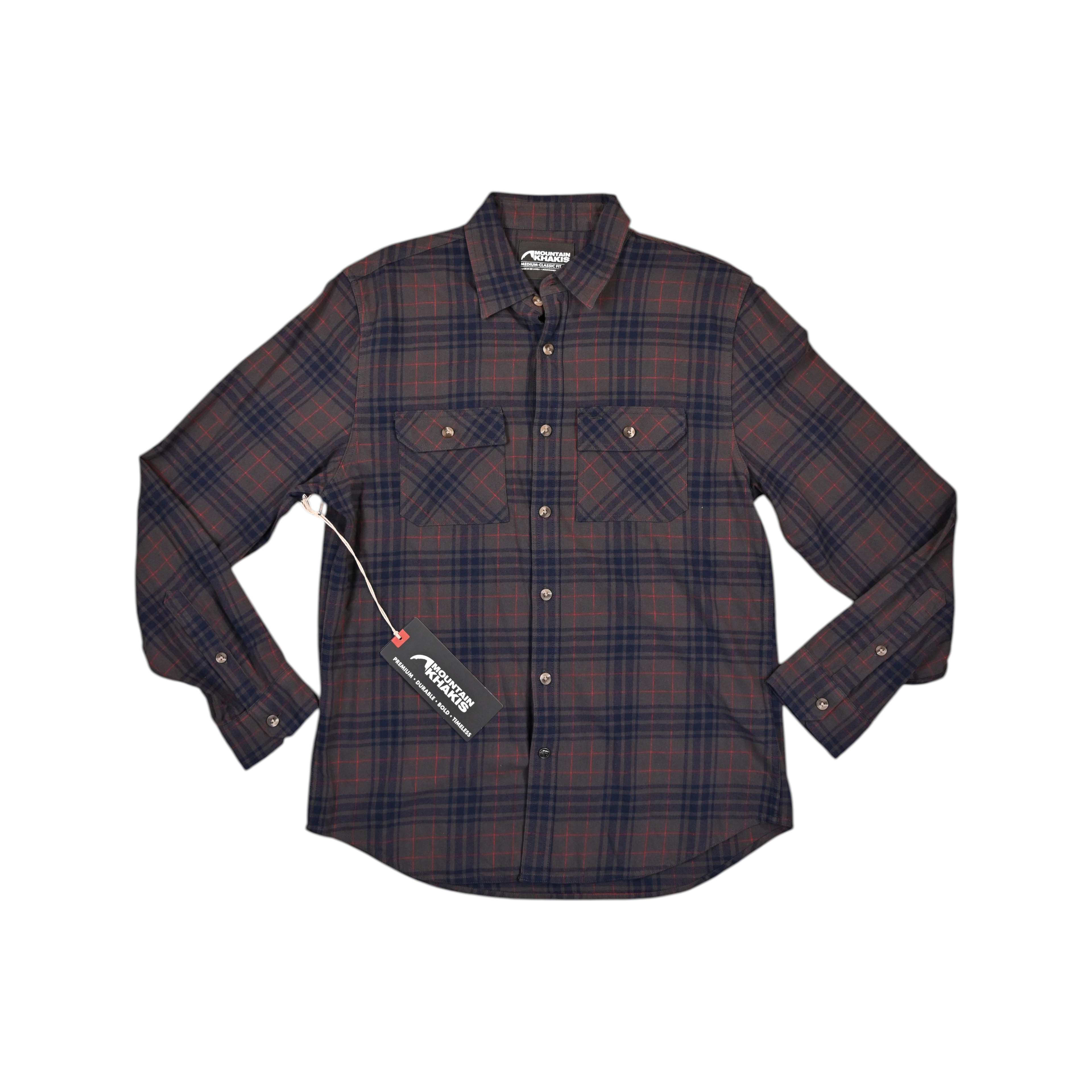 Mountain Khakis Men's Park Flannel Long Sleeve Shirt