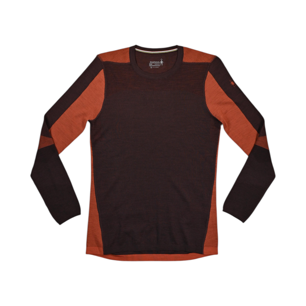 Smartwool Men's Intraknit Thermal Merino Colorblock Crew Baselayer Shirt