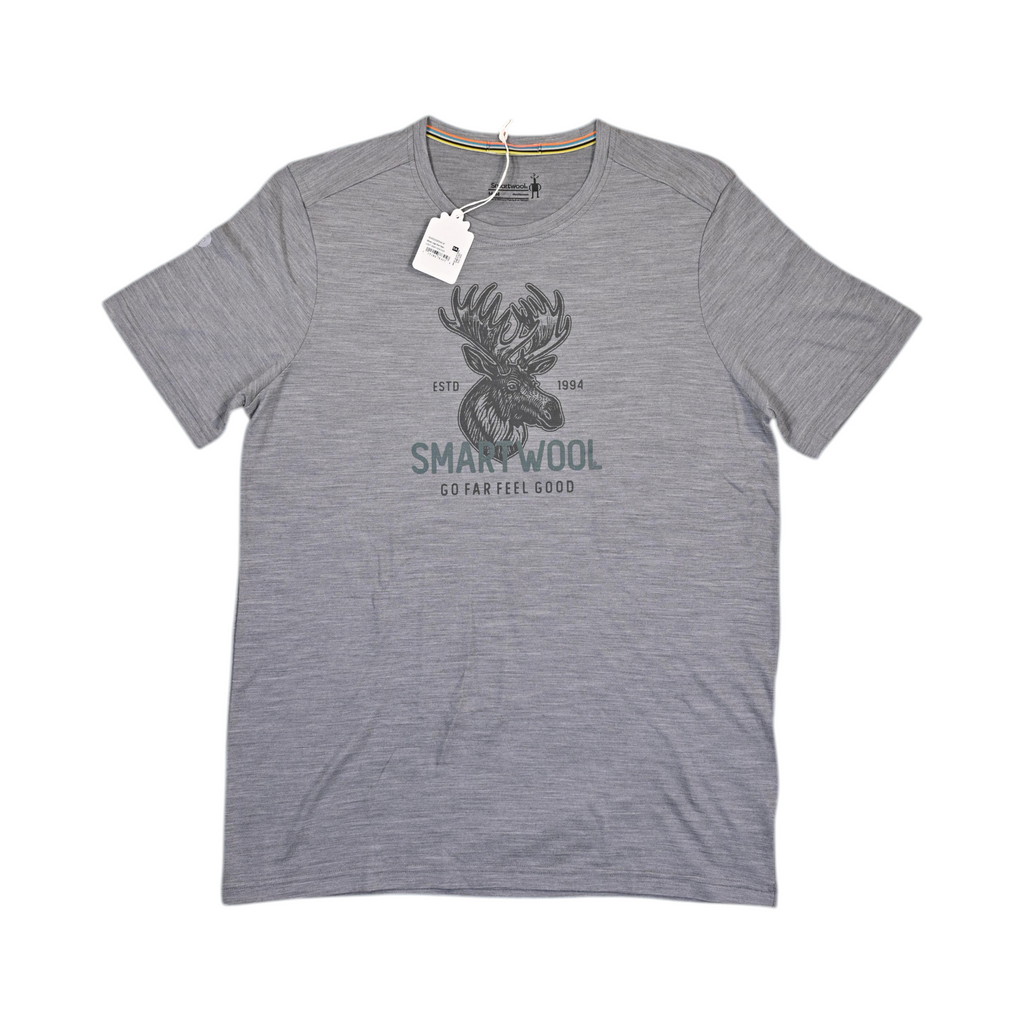 Smartwool Men's Moose Mode Active Graphic Short Sleeve Shirt