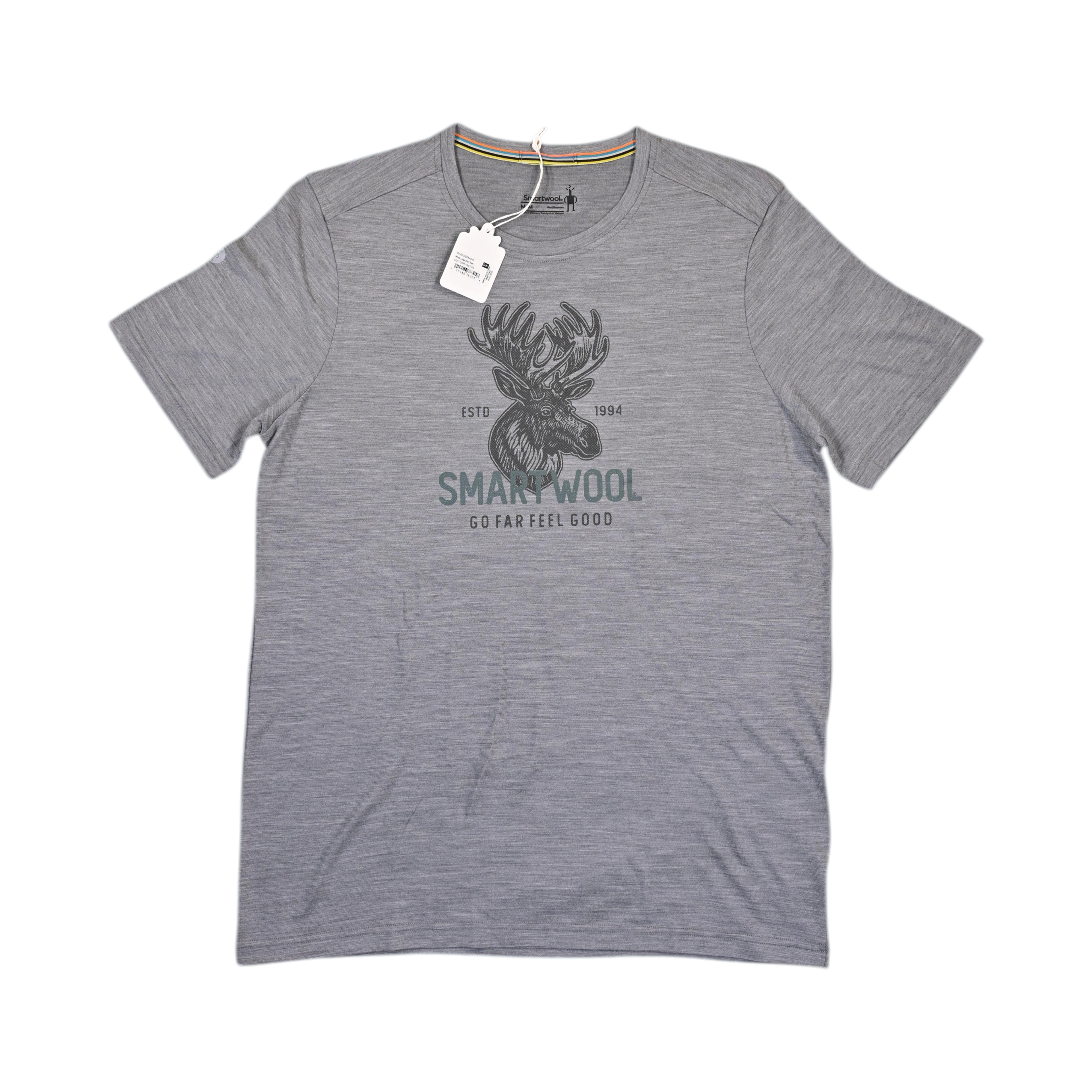 Smartwool Men's Moose Mode Active Graphic Short Sleeve Shirt