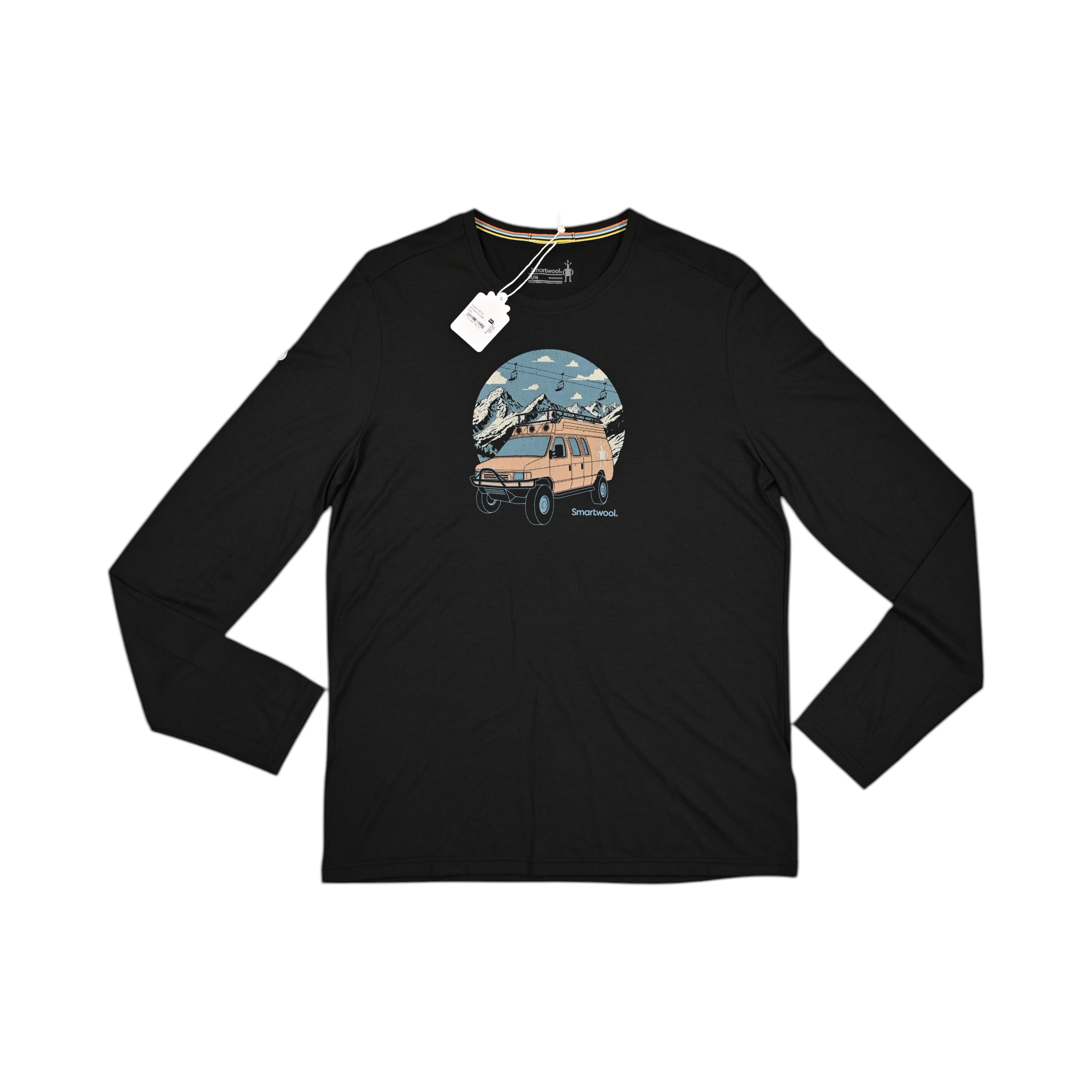 Smartwool Men's First Chair Pursuit Active Graphic Long Sleeve Shirt
