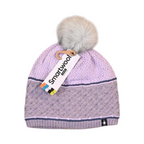 Smartwool Cable Knit Colorblock Pom Beanie