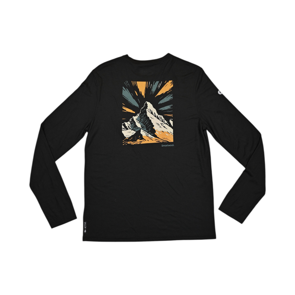 Smartwool Men's Summit Quest Active Graphic Long Sleeve Shirt