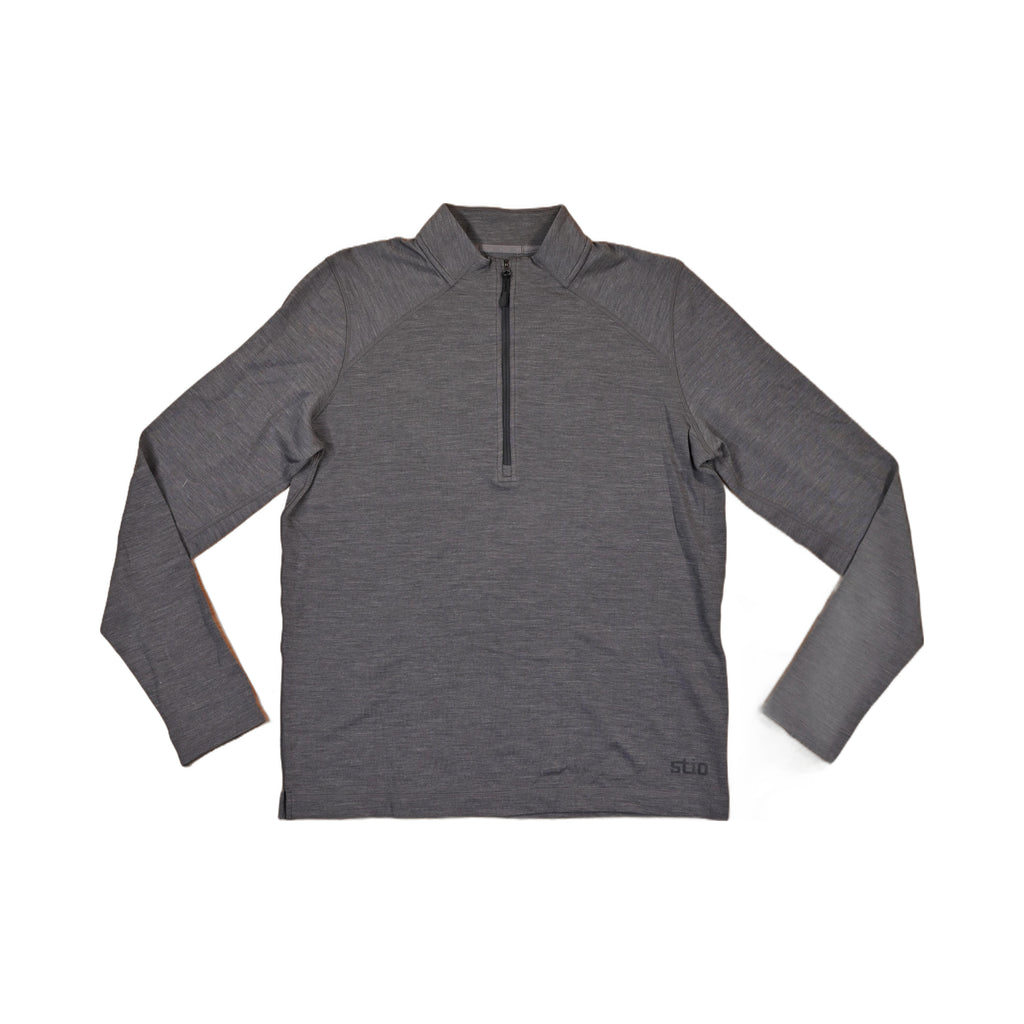 Stio Men's Basis PeakWool Midweight Half Zip Long Sleeve Shirt