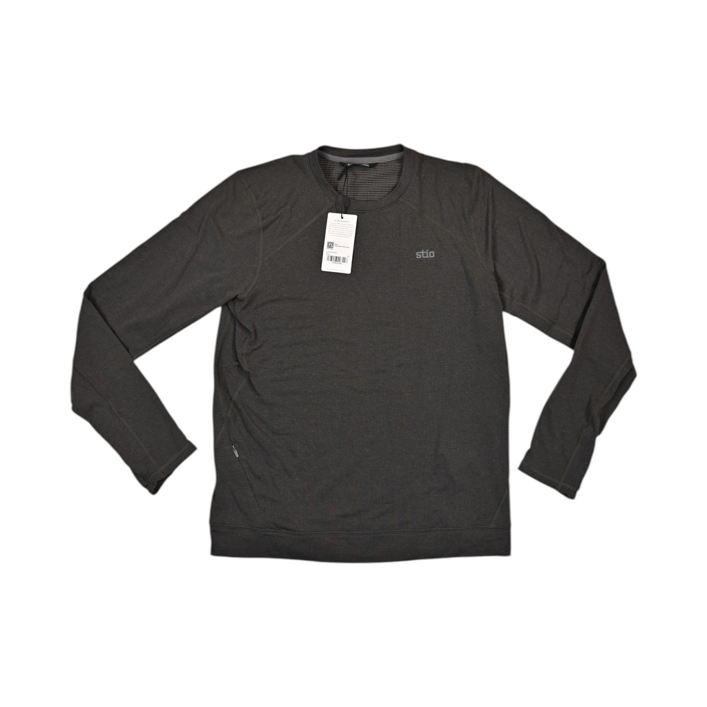 Stio Men's Trax Power Grid Crew Long Sleeve Shirt
