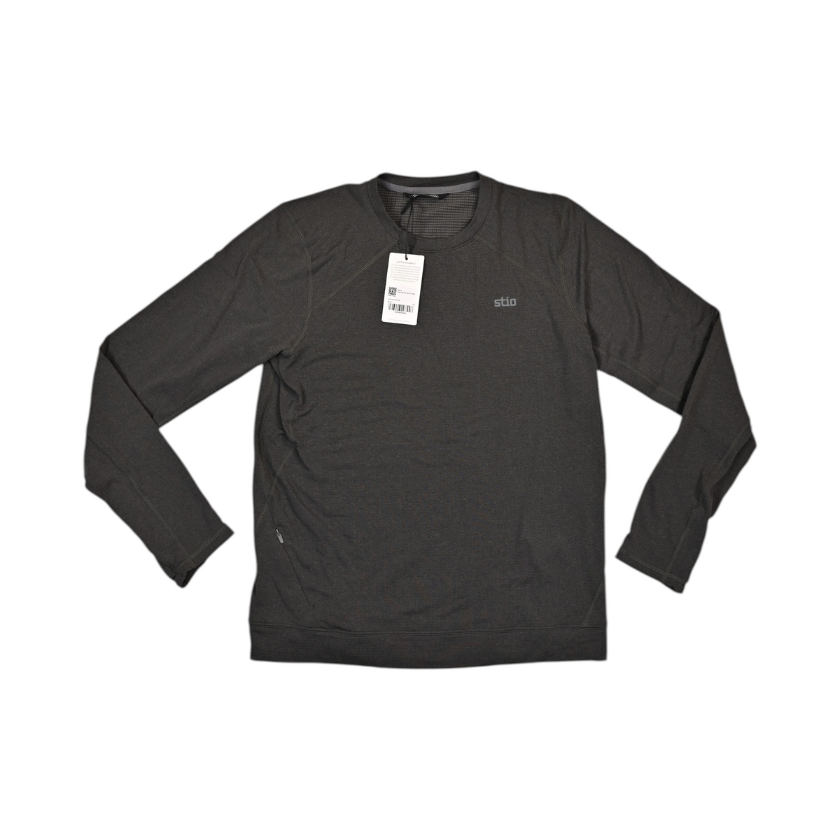 Stio Men's Trax Power Grid Crew Long Sleeve Shirt