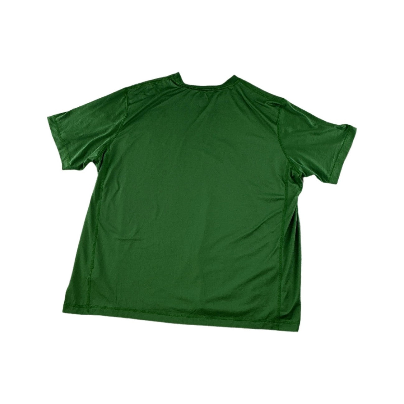 North Face Men's Flashdry Short Sleeve Active Shirt Green XL USED - FERAL