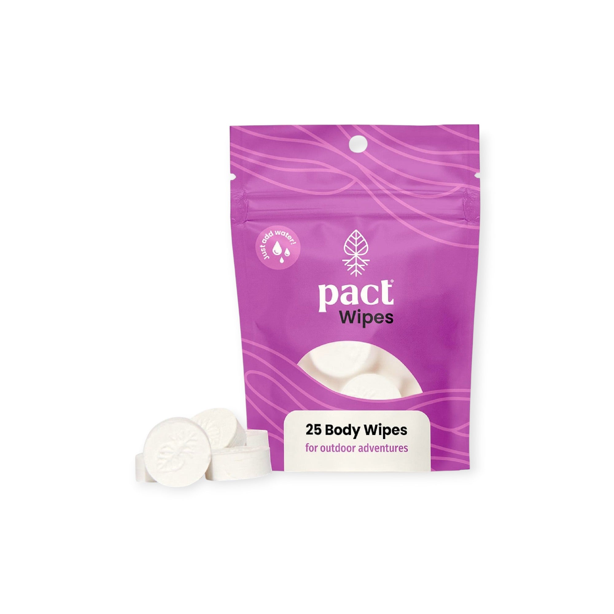 PACT Outdoors Body Wipes - 25 Pack - FERAL