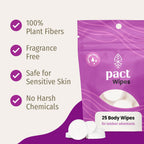PACT Outdoors Body Wipes - 25 Pack - FERAL