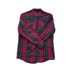 REI Men's Vintage Long Sleeve Wool-Blend Flannel Red Medium Used - FERAL