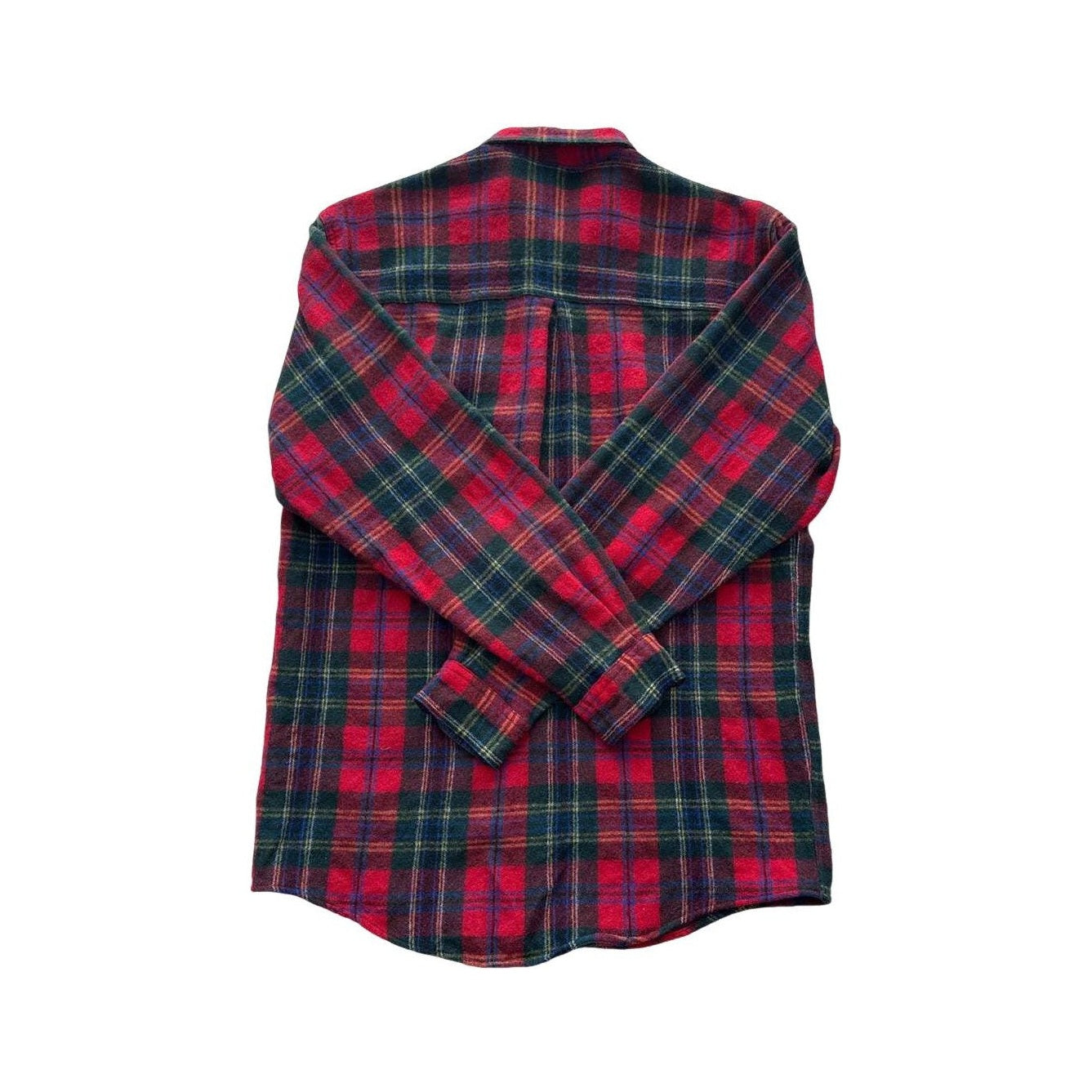 REI Men's Vintage Long Sleeve Wool-Blend Flannel Red Medium Used - FERAL