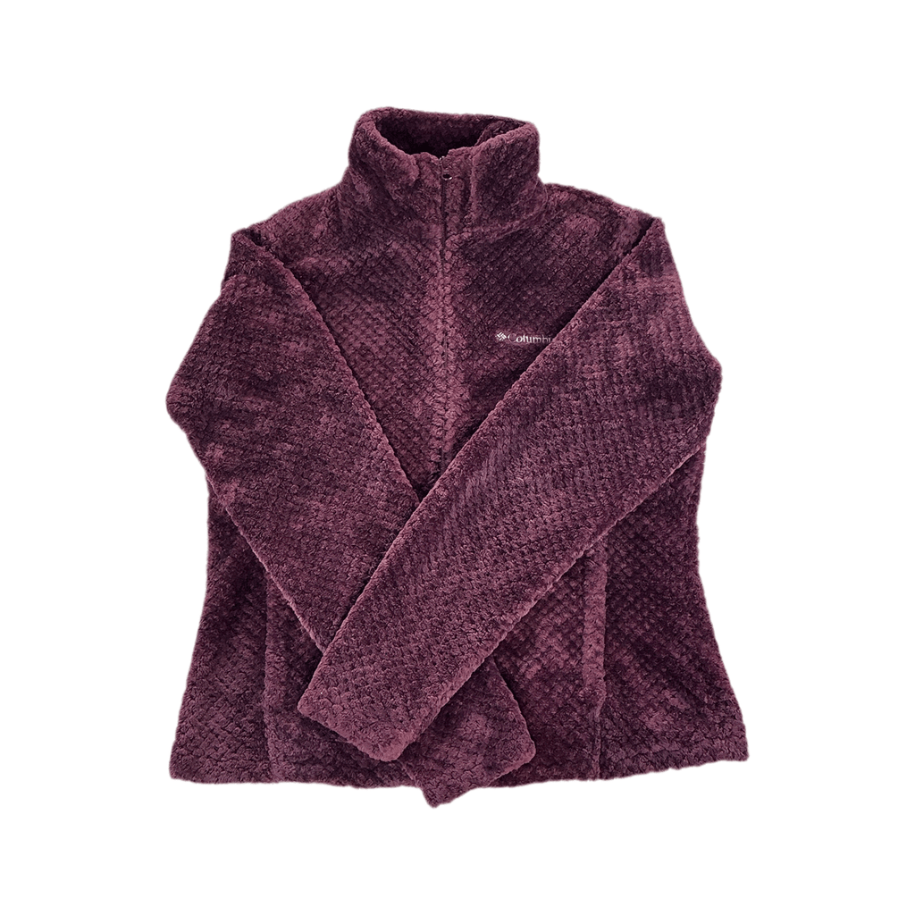 Columbia Women's High Pile Fleece Medium Purple USED - FERAL